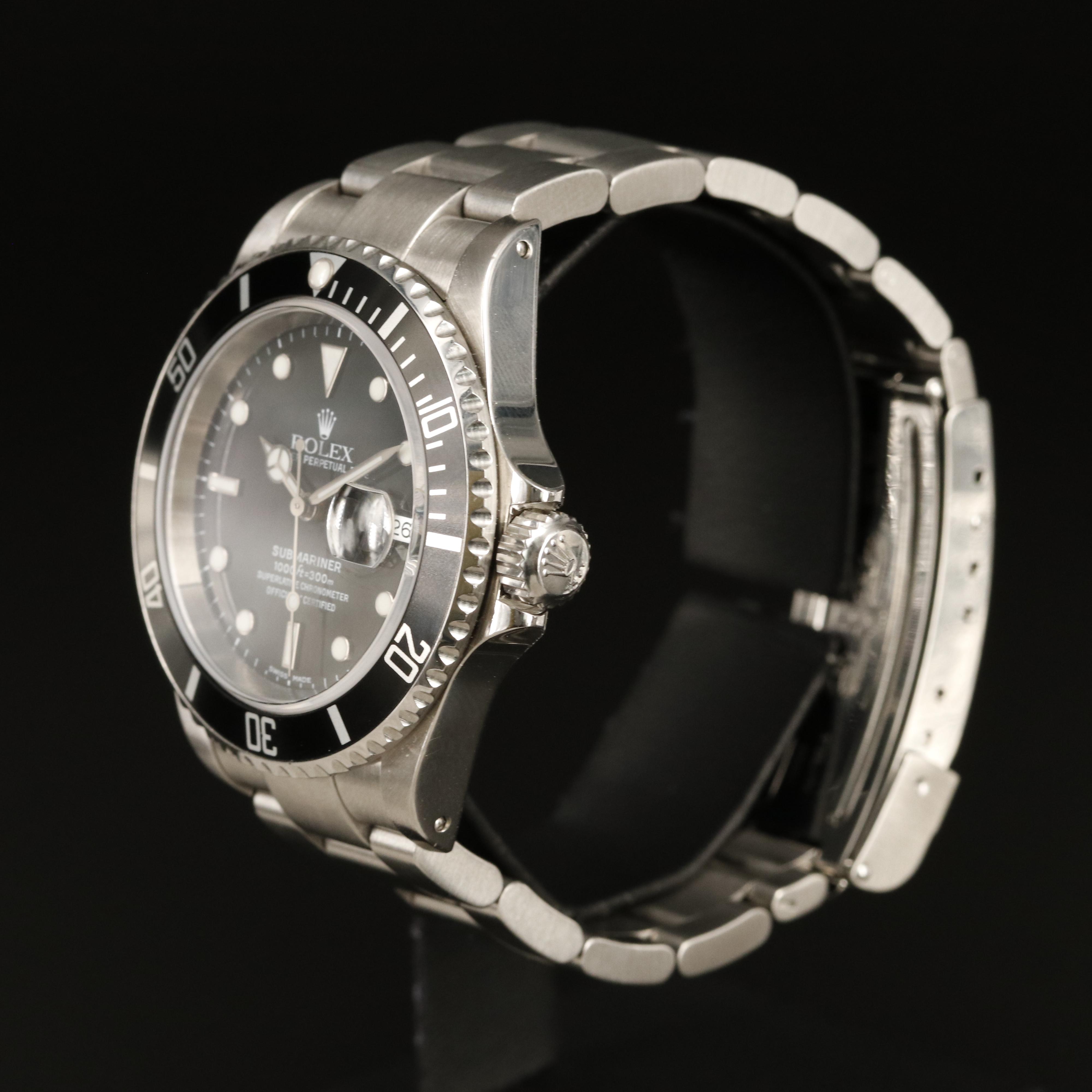 2001 Rolex Submariner Date Watch