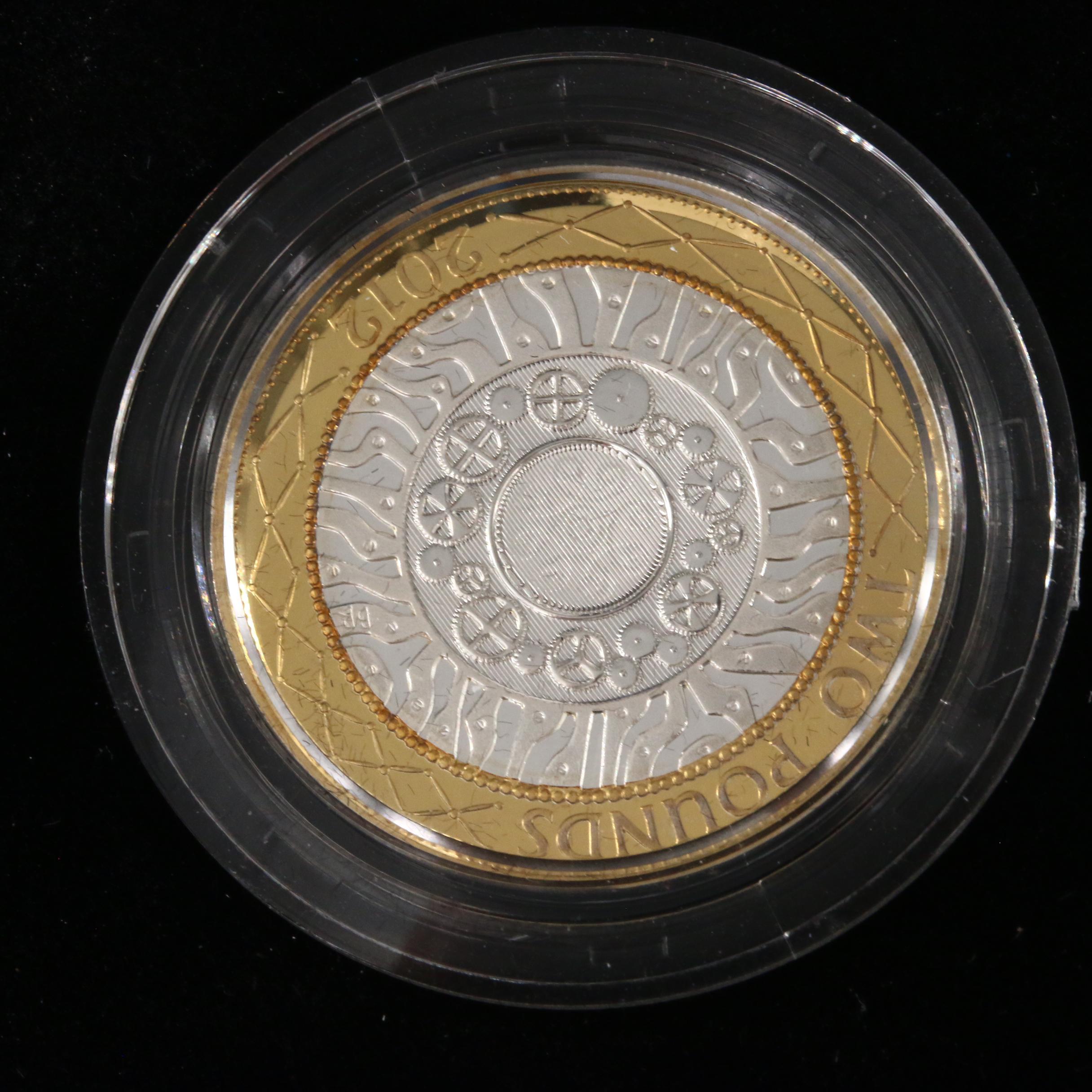 2012 UK Diamond Jubilee Silver Proof Coin Set