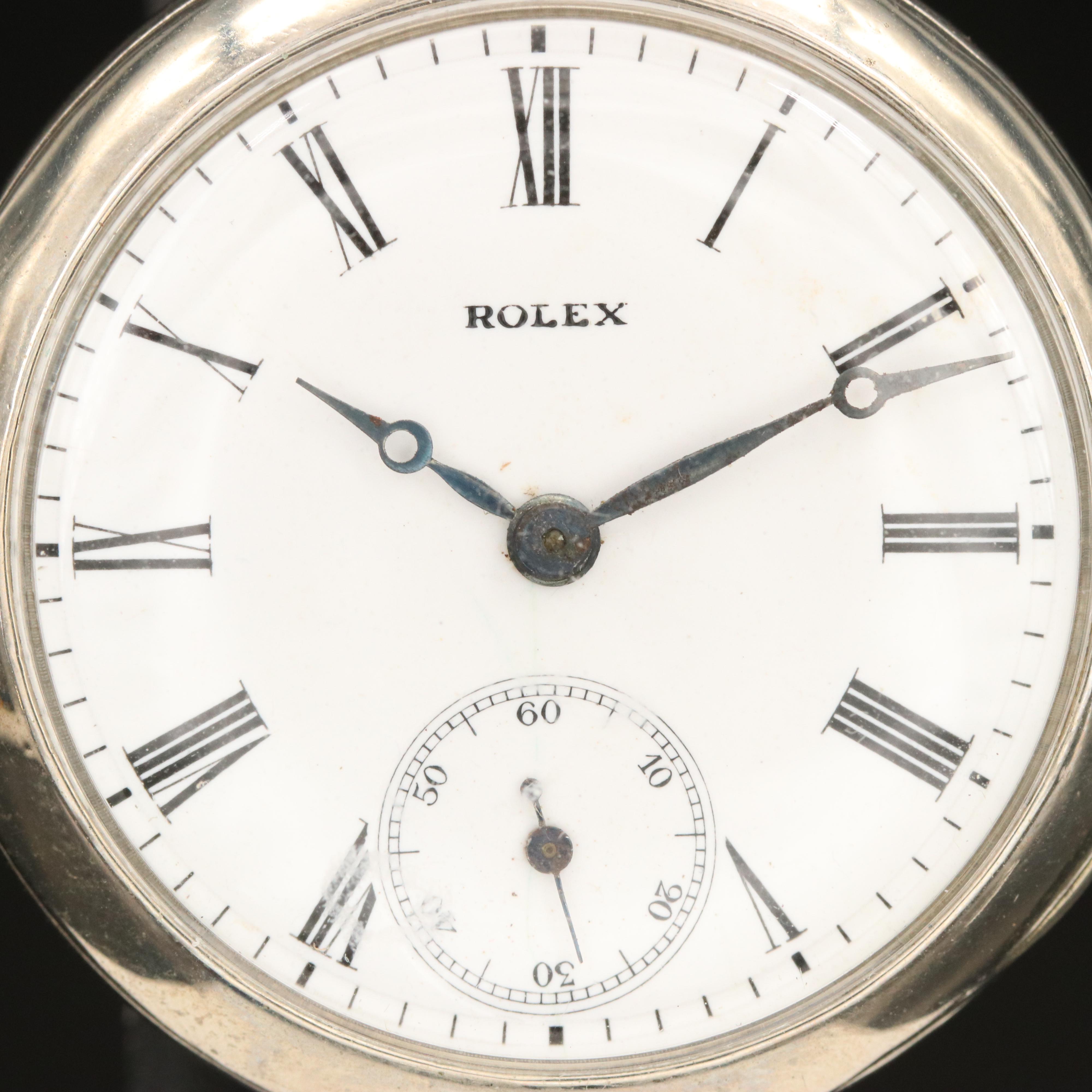 Antique Rolex Officers Style Watch