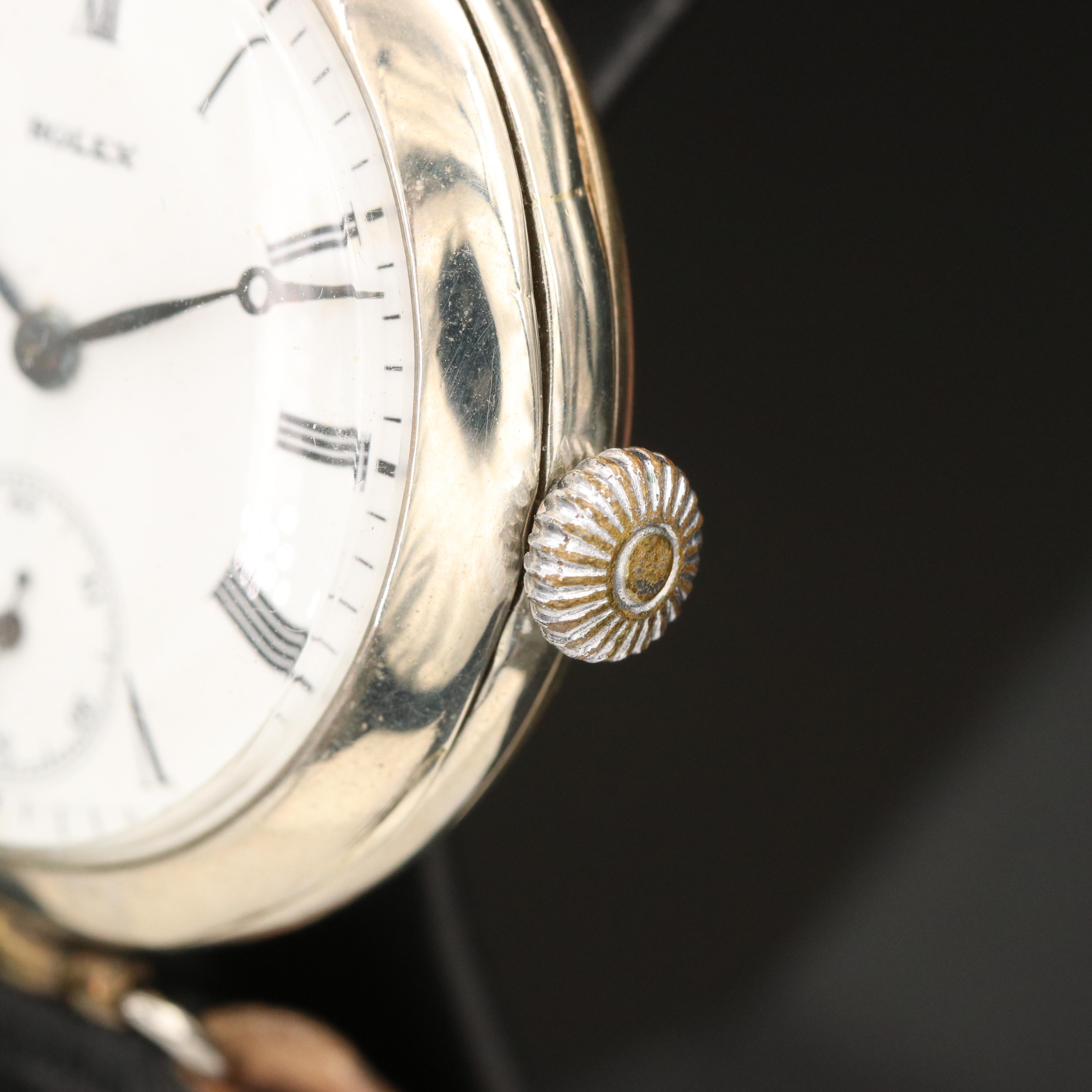 Antique Rolex Officers Style Watch