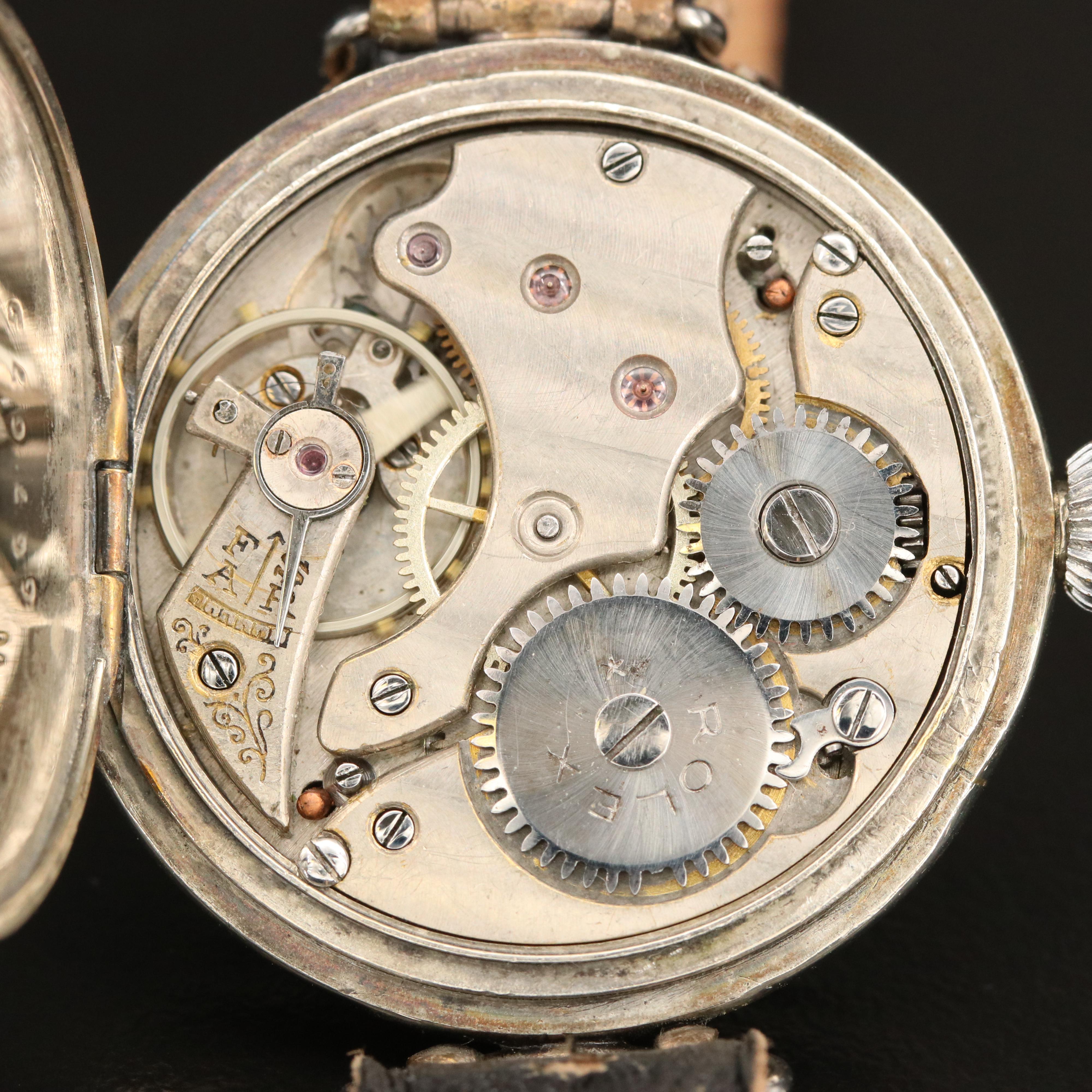 Antique Rolex Officers Style Watch