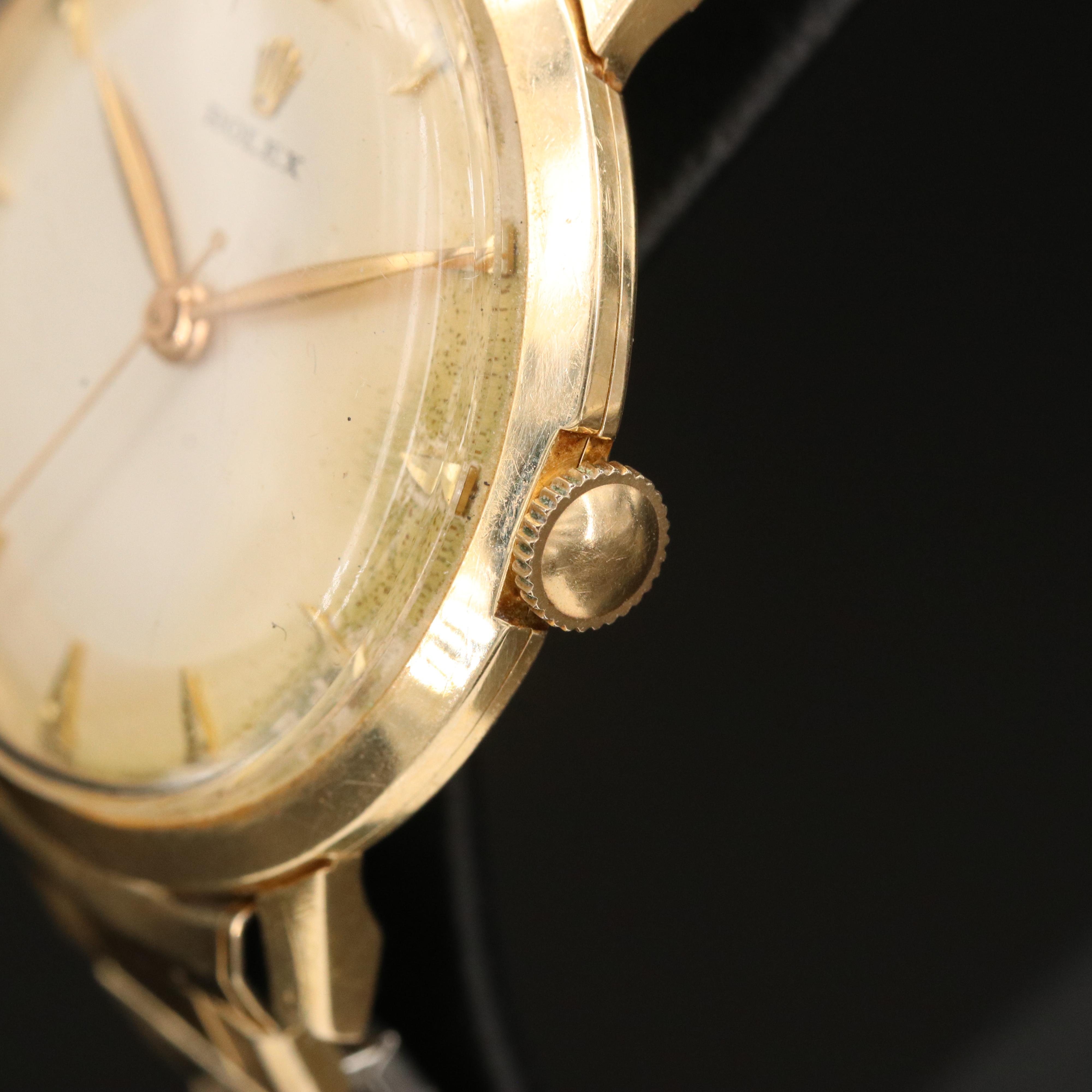 1950s 14K Rolex Stem Wind Watch