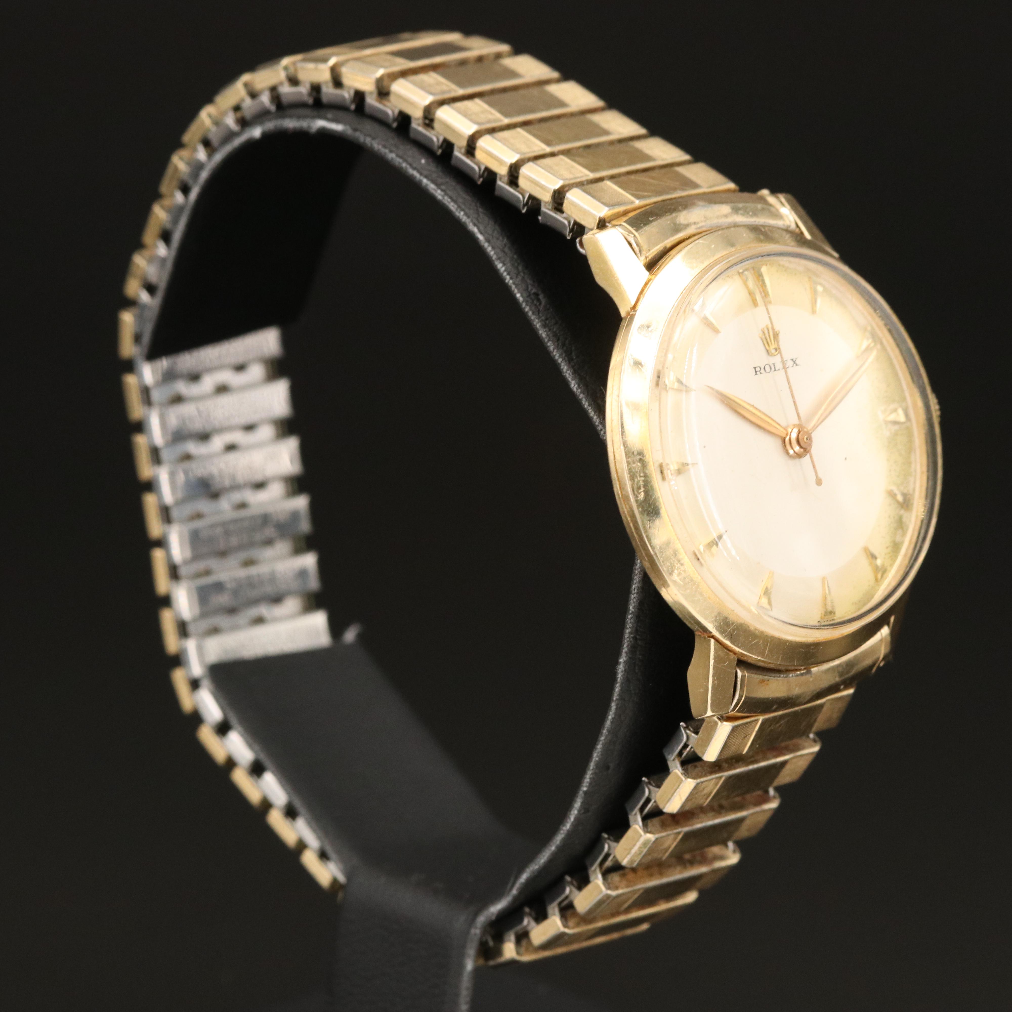 1950s 14K Rolex Stem Wind Watch