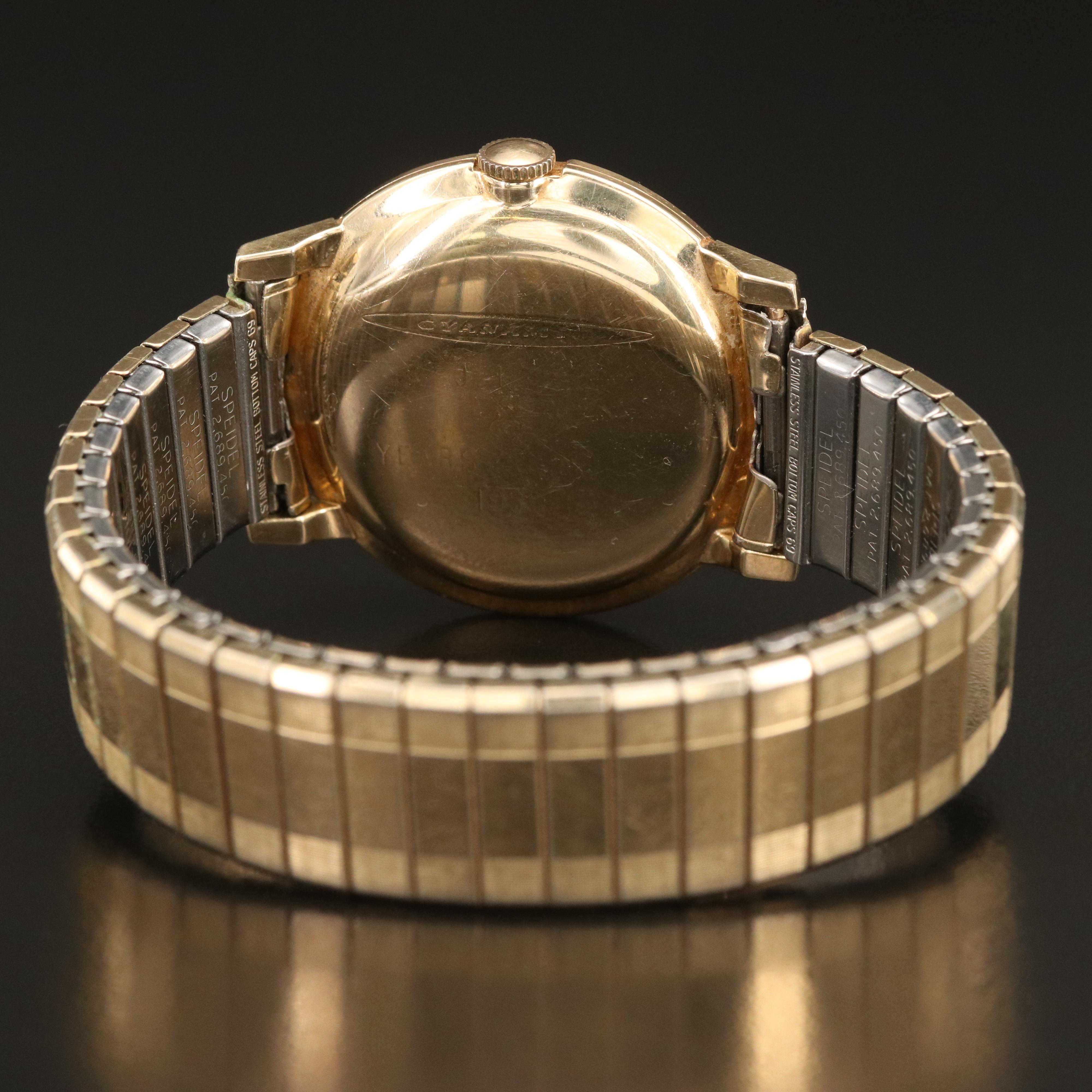 1950s 14K Rolex Stem Wind Watch