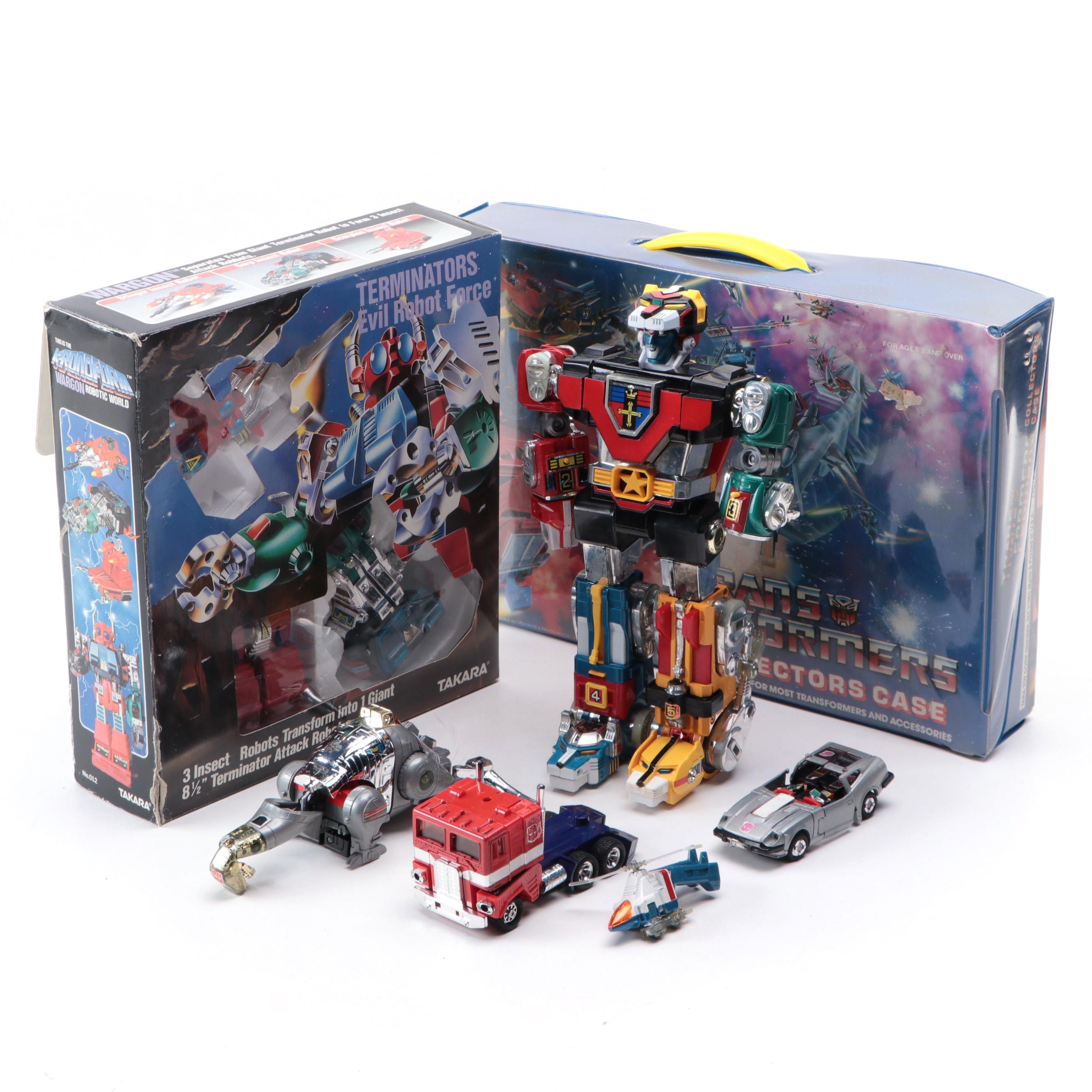 Takara and Other Transformers Toys Including Voltron and More, 1980s
