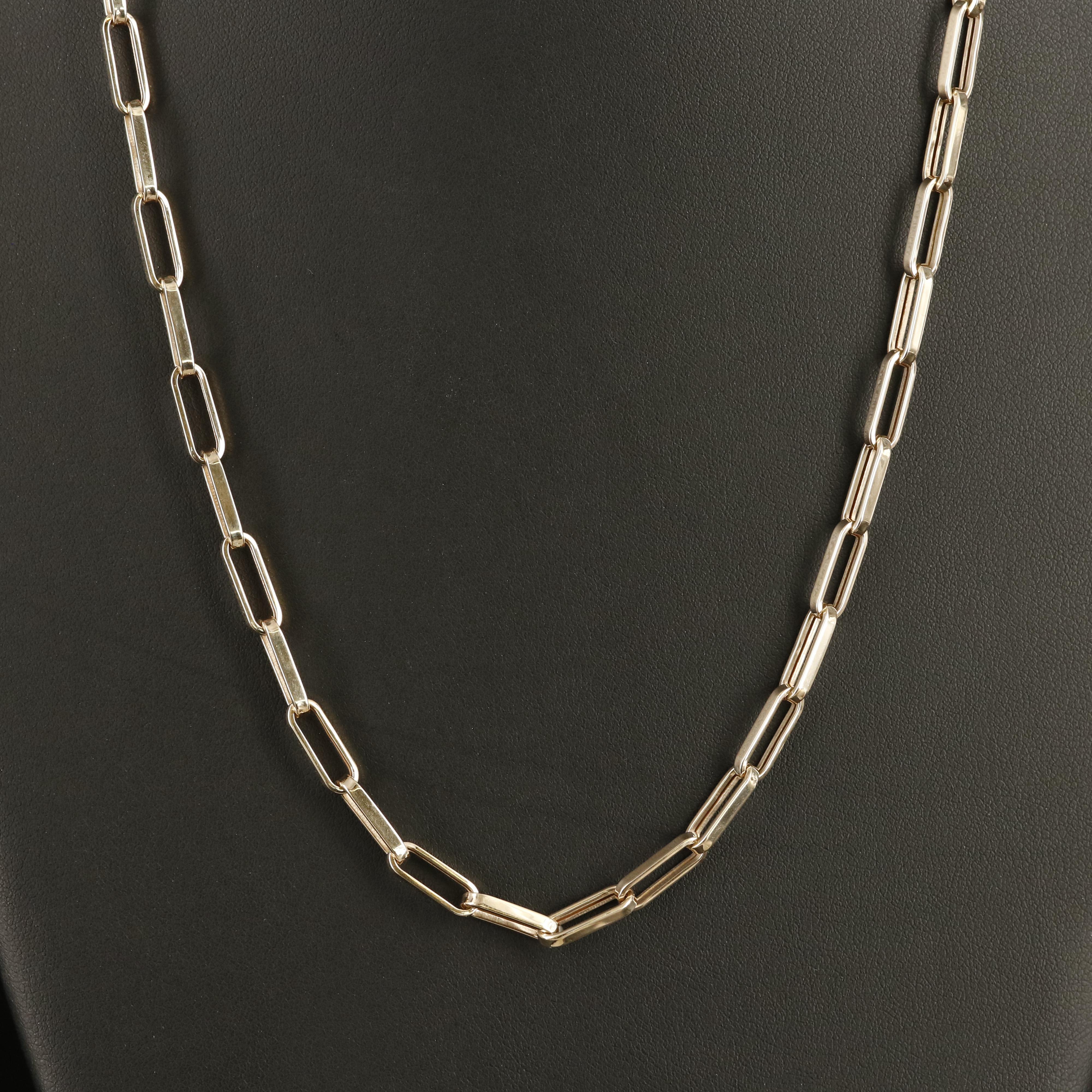 10K Box Cable Chain Necklace