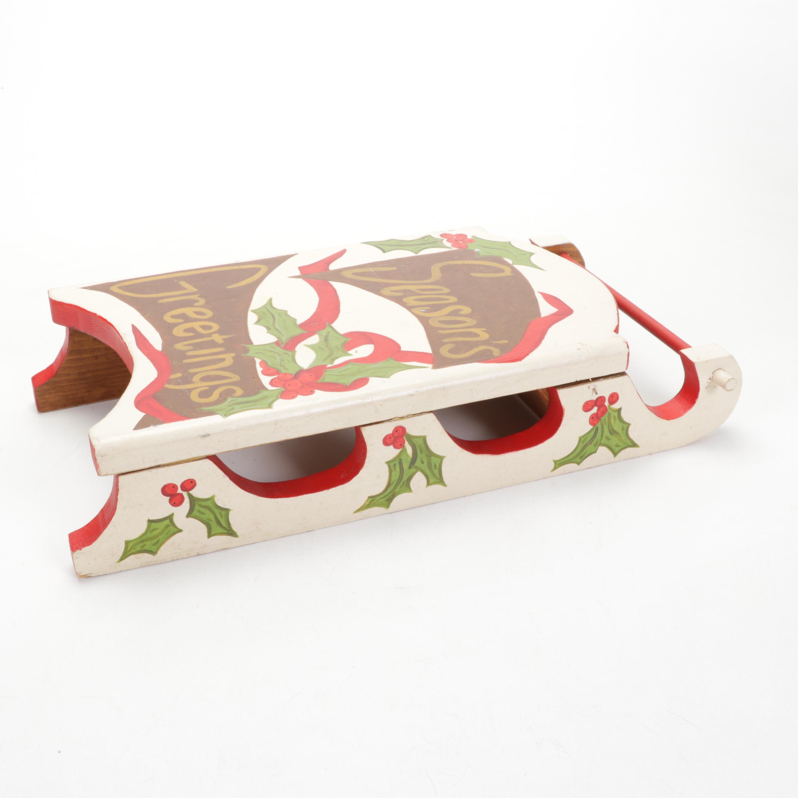 Mercury Glass Ornaments, Wooden Buoy Garland and Other Christmas Décor