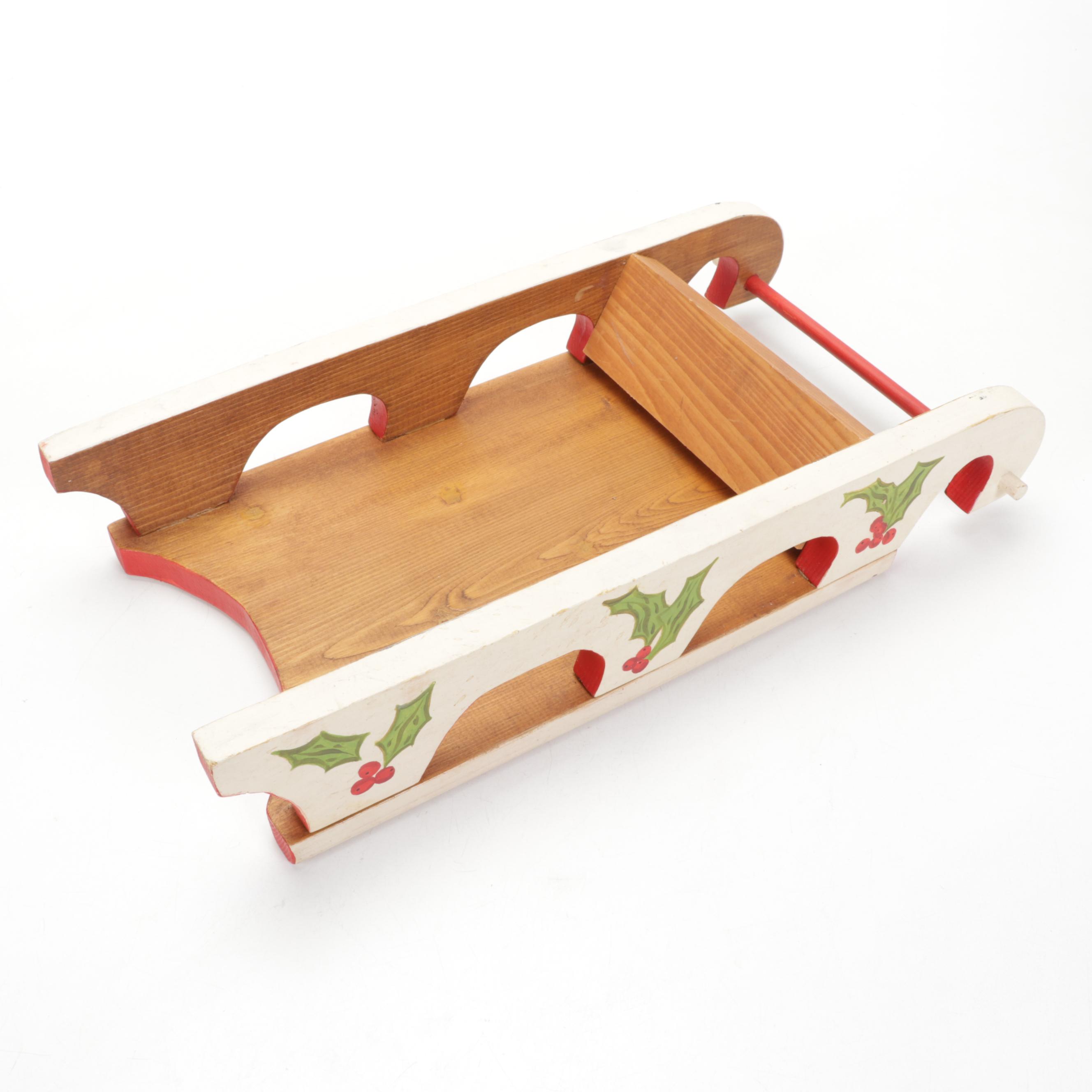 Mercury Glass Ornaments, Wooden Buoy Garland and Other Christmas Décor