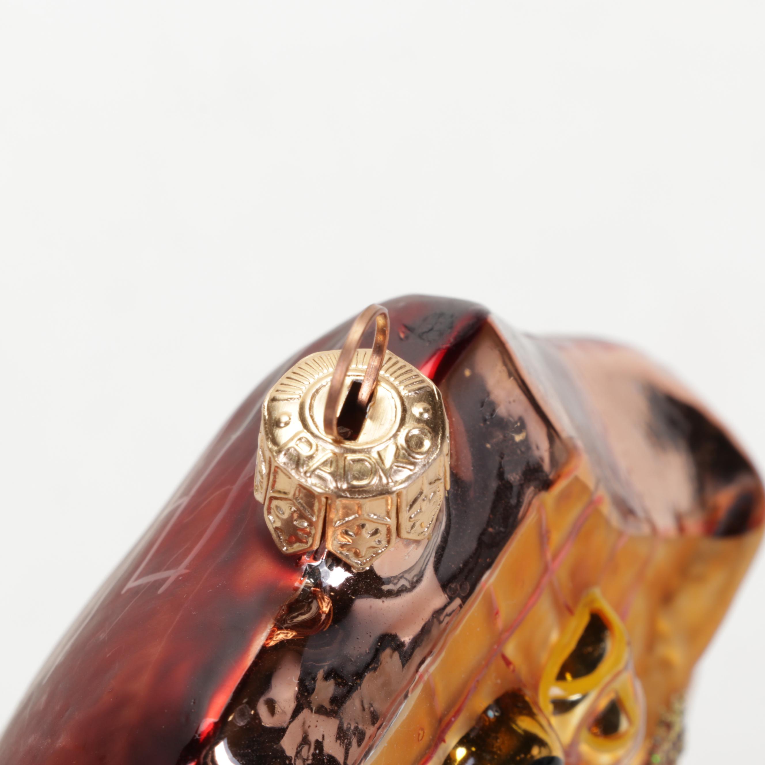 Christopher Radko Glass Christmas Tree Ornaments