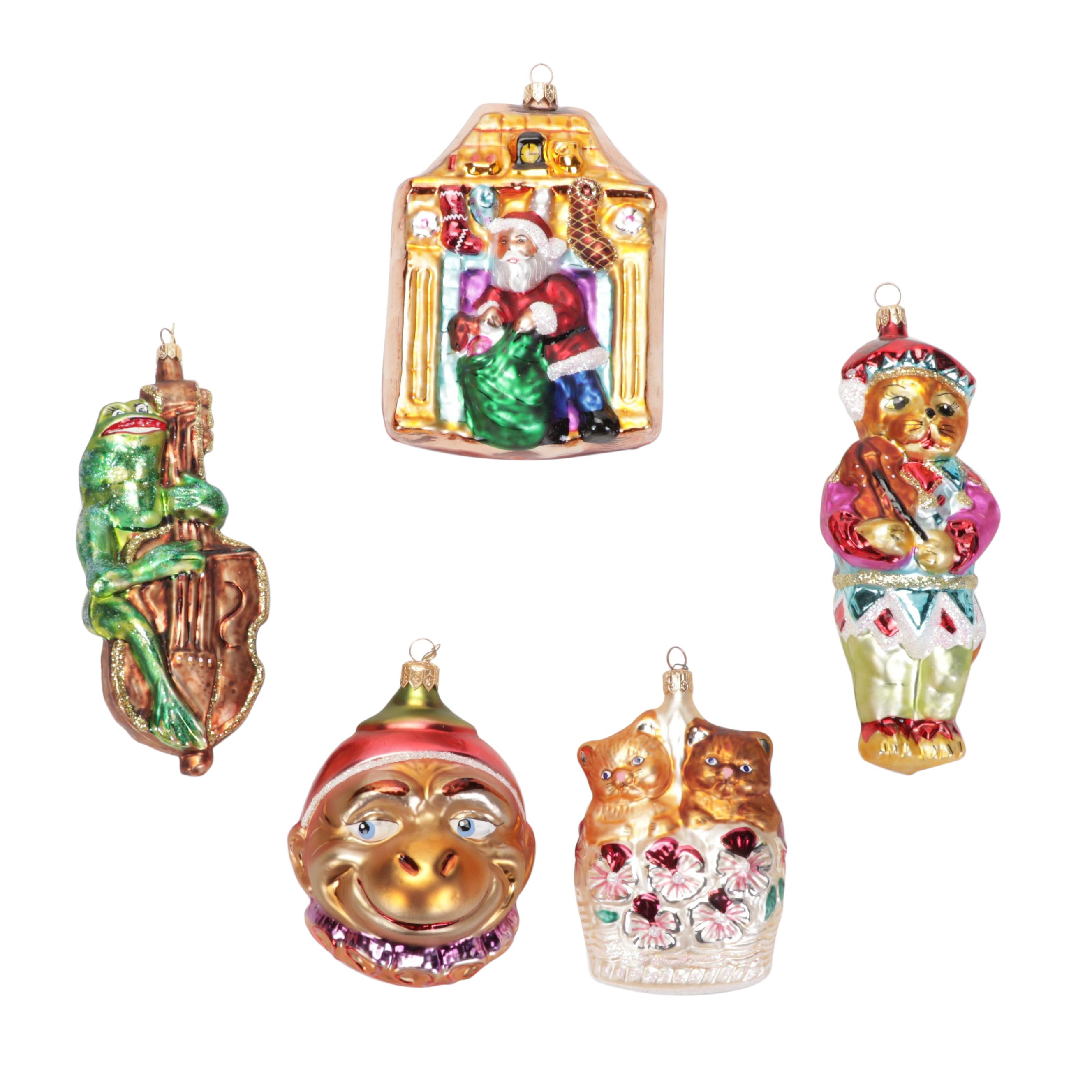 Christopher Radko Glass Christmas Tree Ornaments