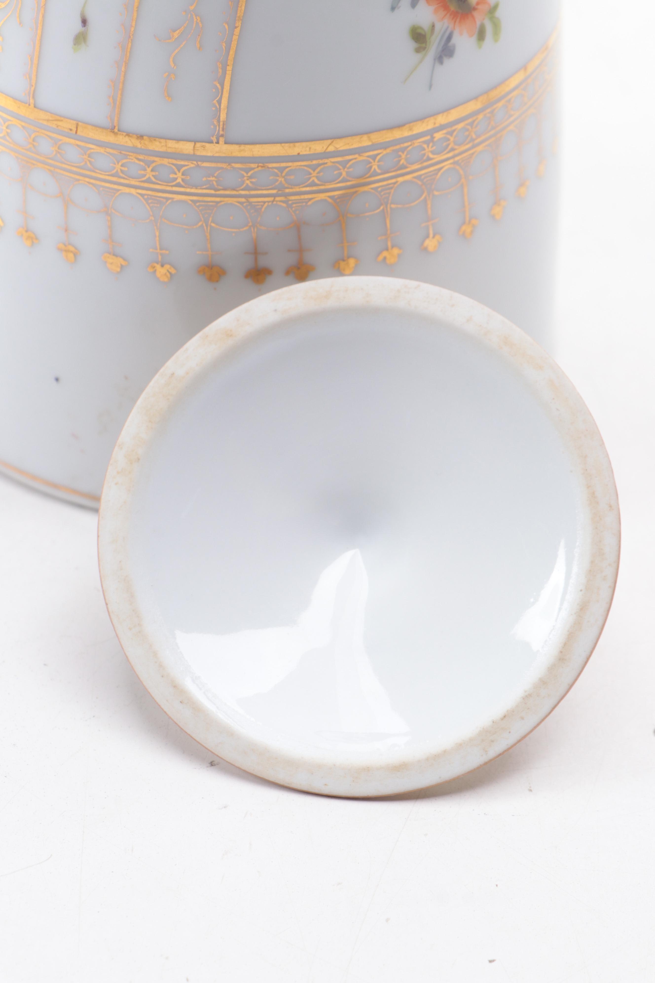 Richard Klemm Dresden Porcelain Coffee Service, Late 19th to Early 20th Century