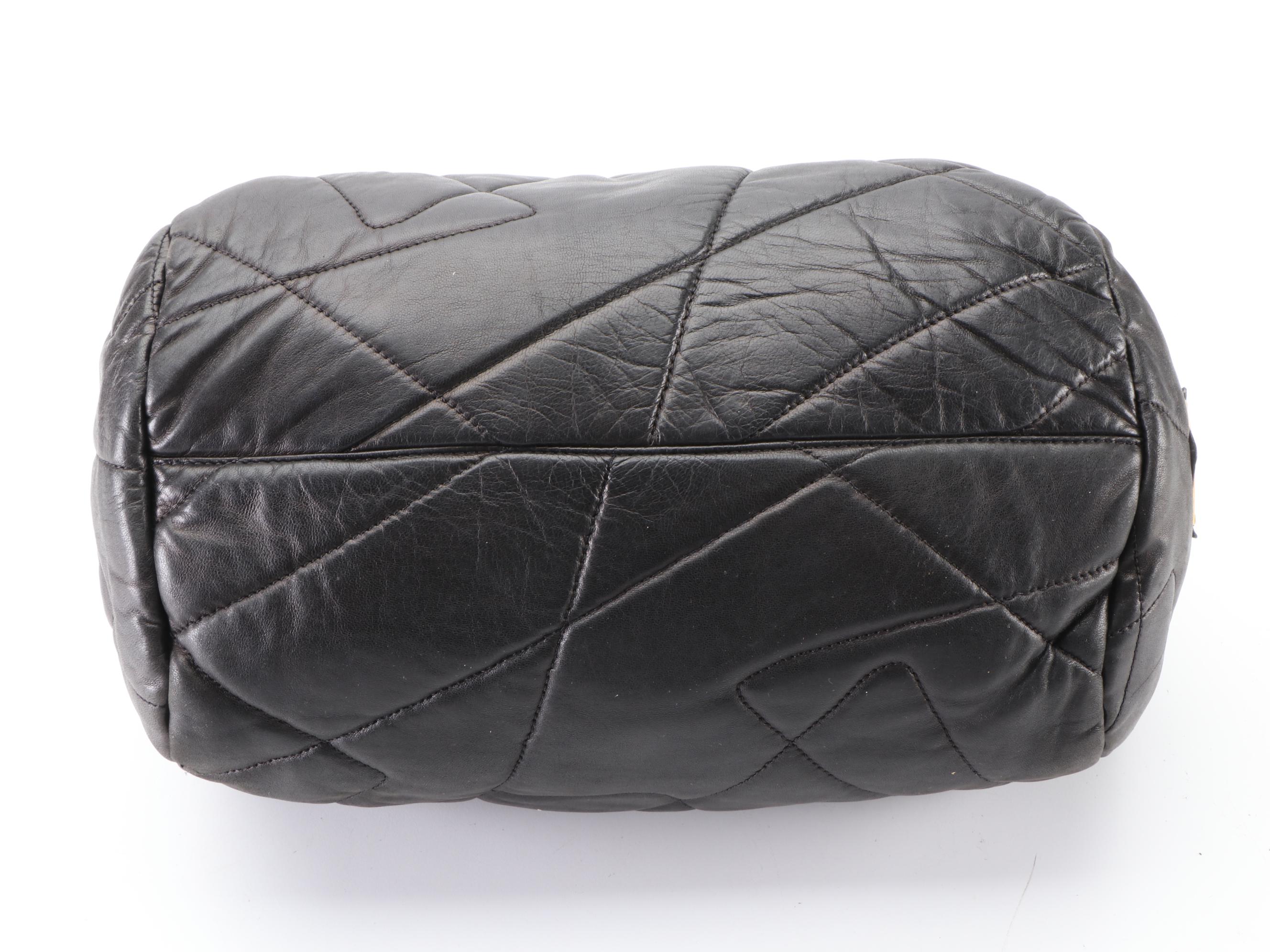 Prada Black Quilted Leather Handbag