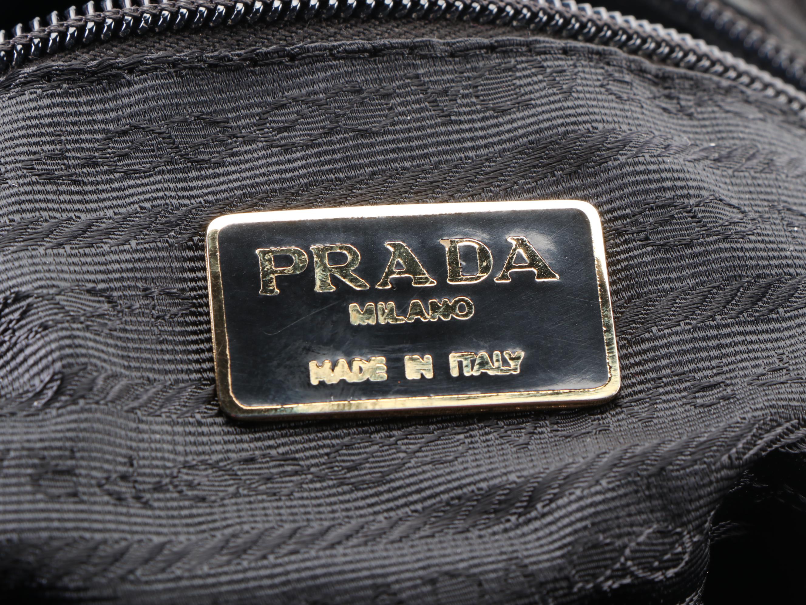 Prada Black Quilted Leather Handbag