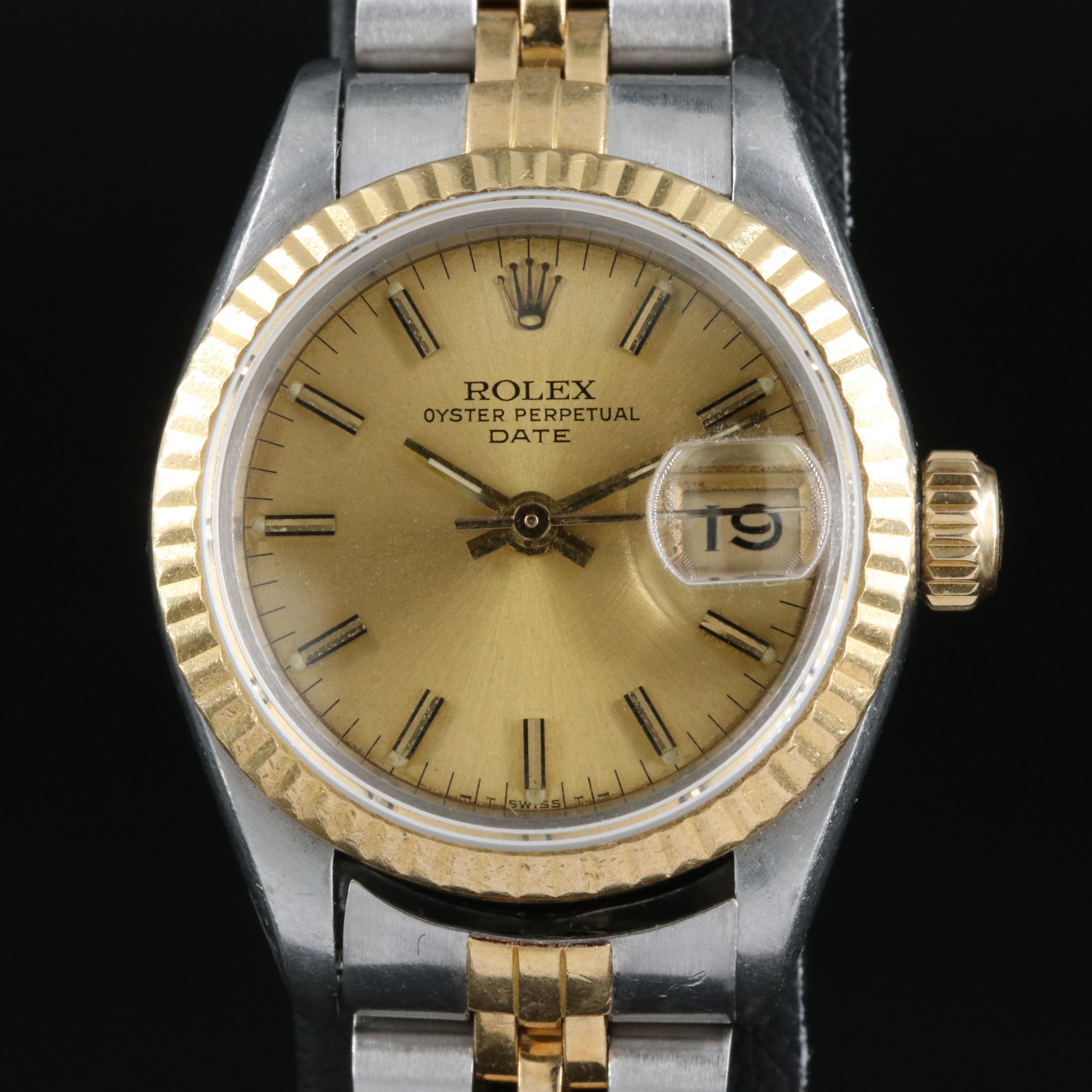1983 Rolex Datejust 18K and Stainless Steel Watch
