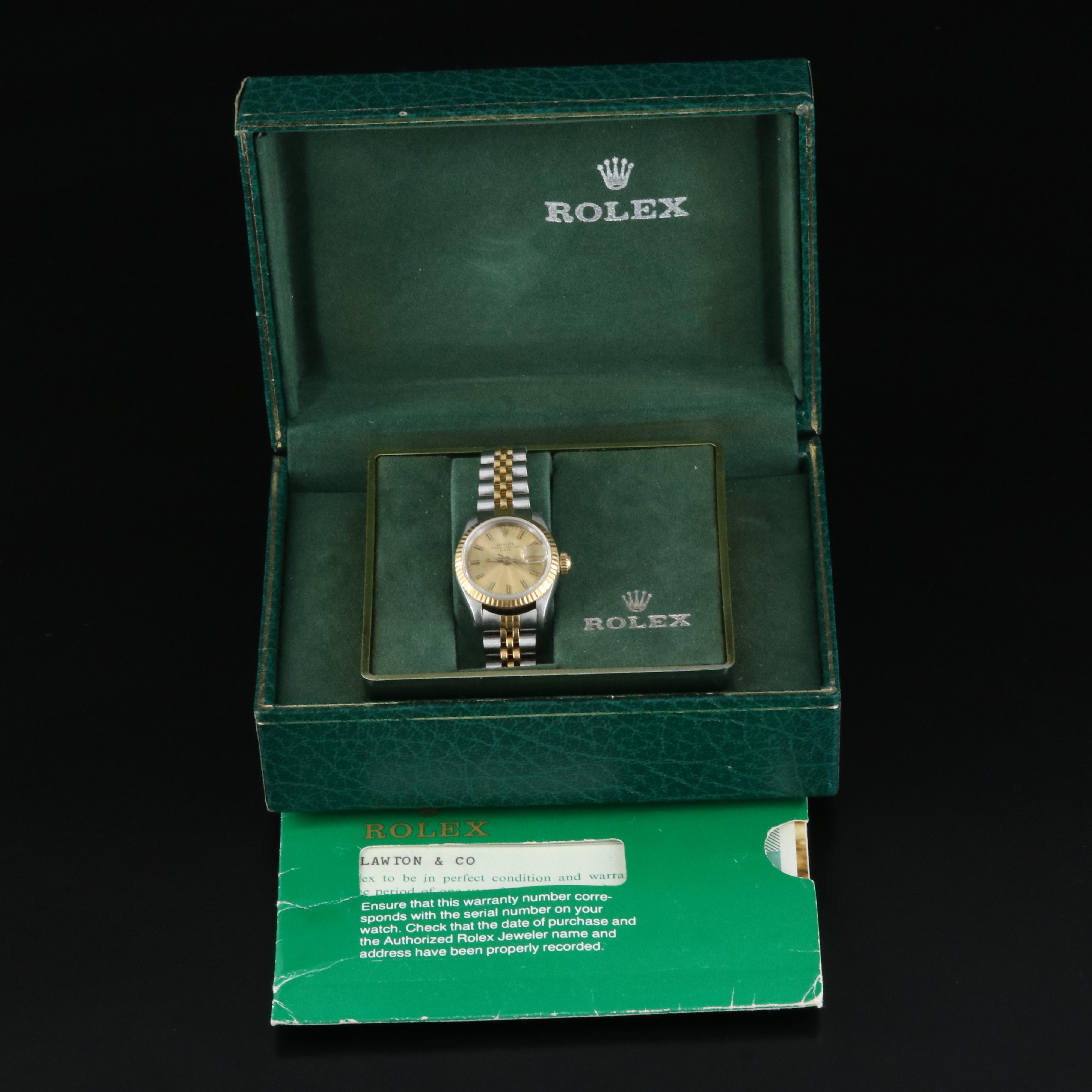 1983 Rolex Datejust 18K and Stainless Steel Watch