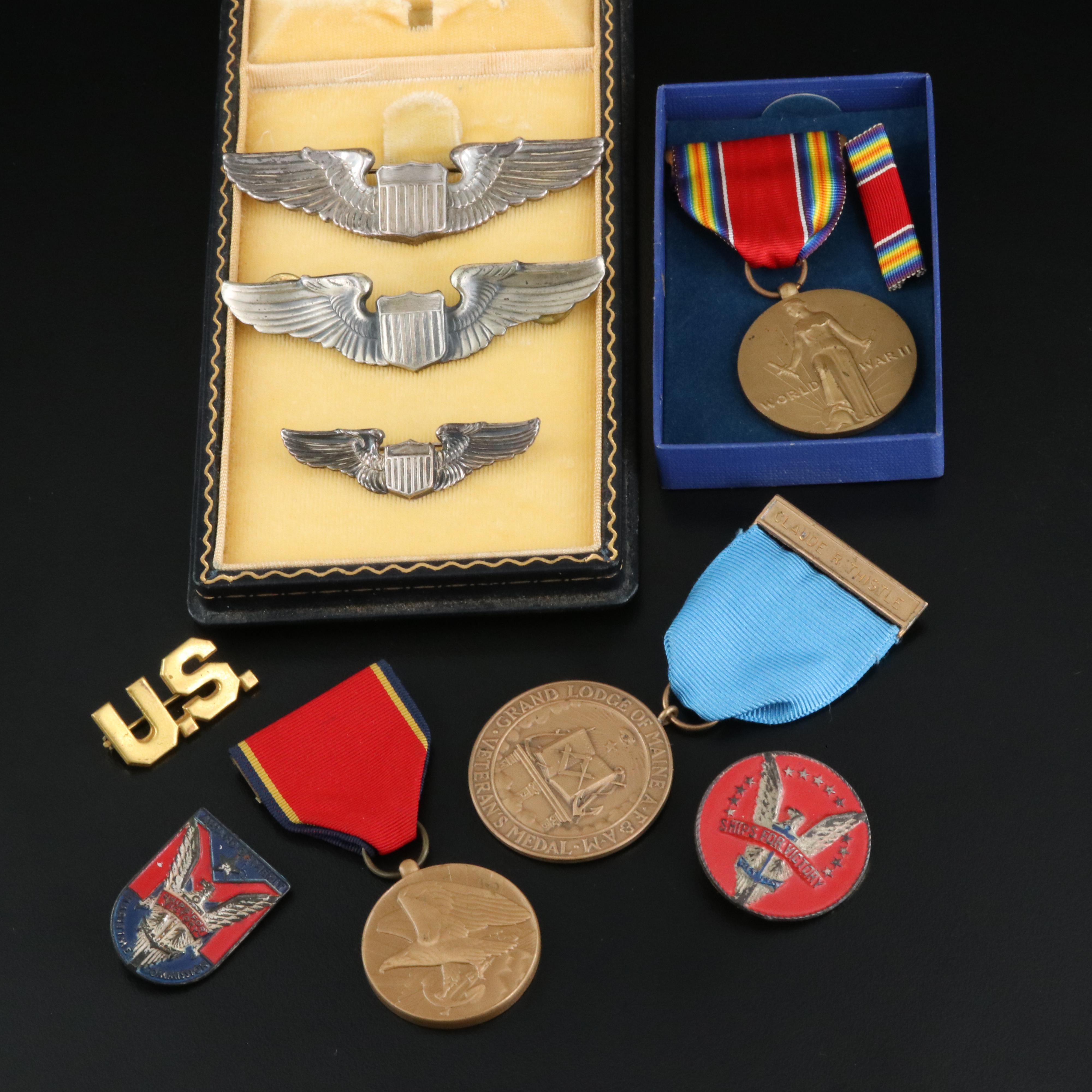 Group of United States Military Medals and Ribbons