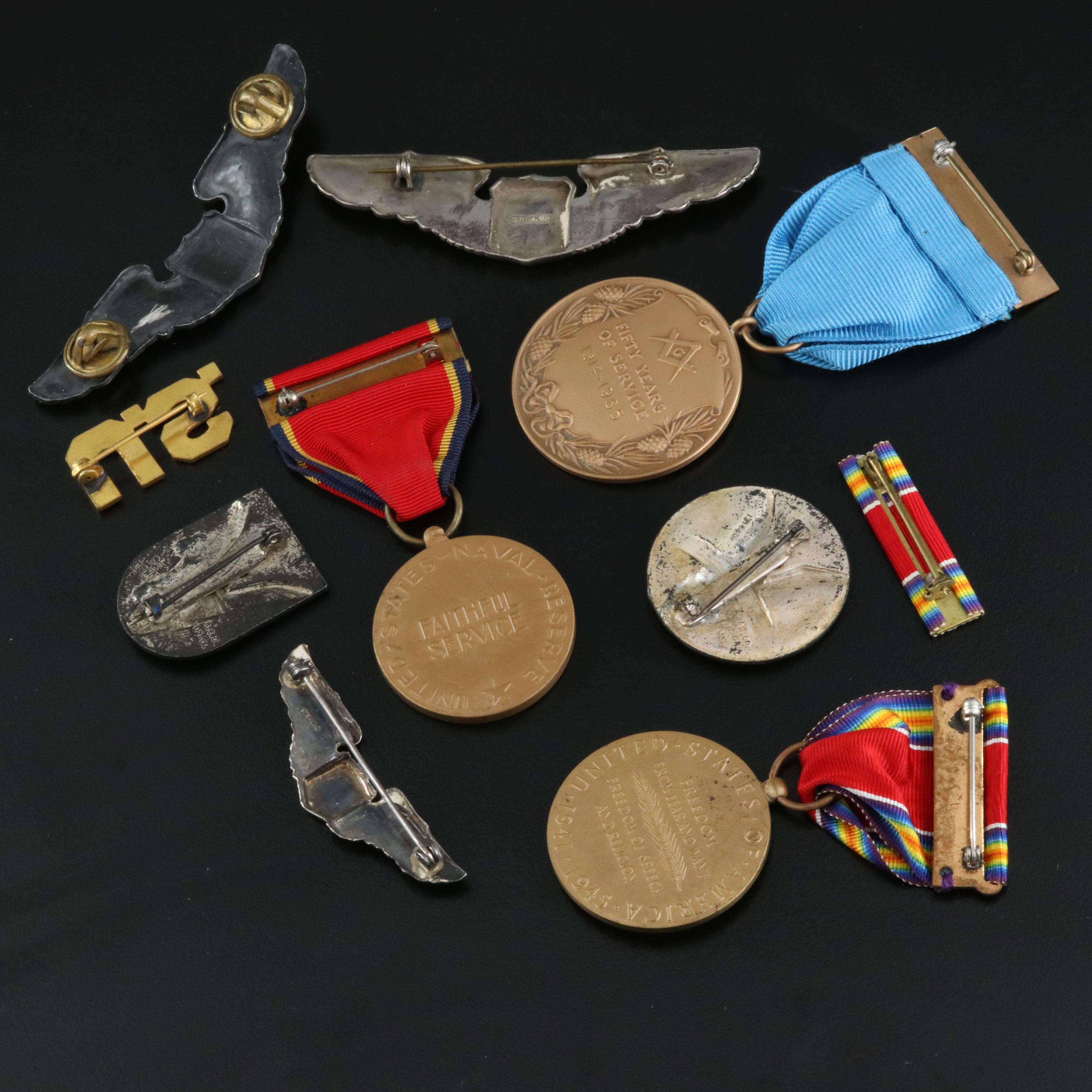 Group of United States Military Medals and Ribbons