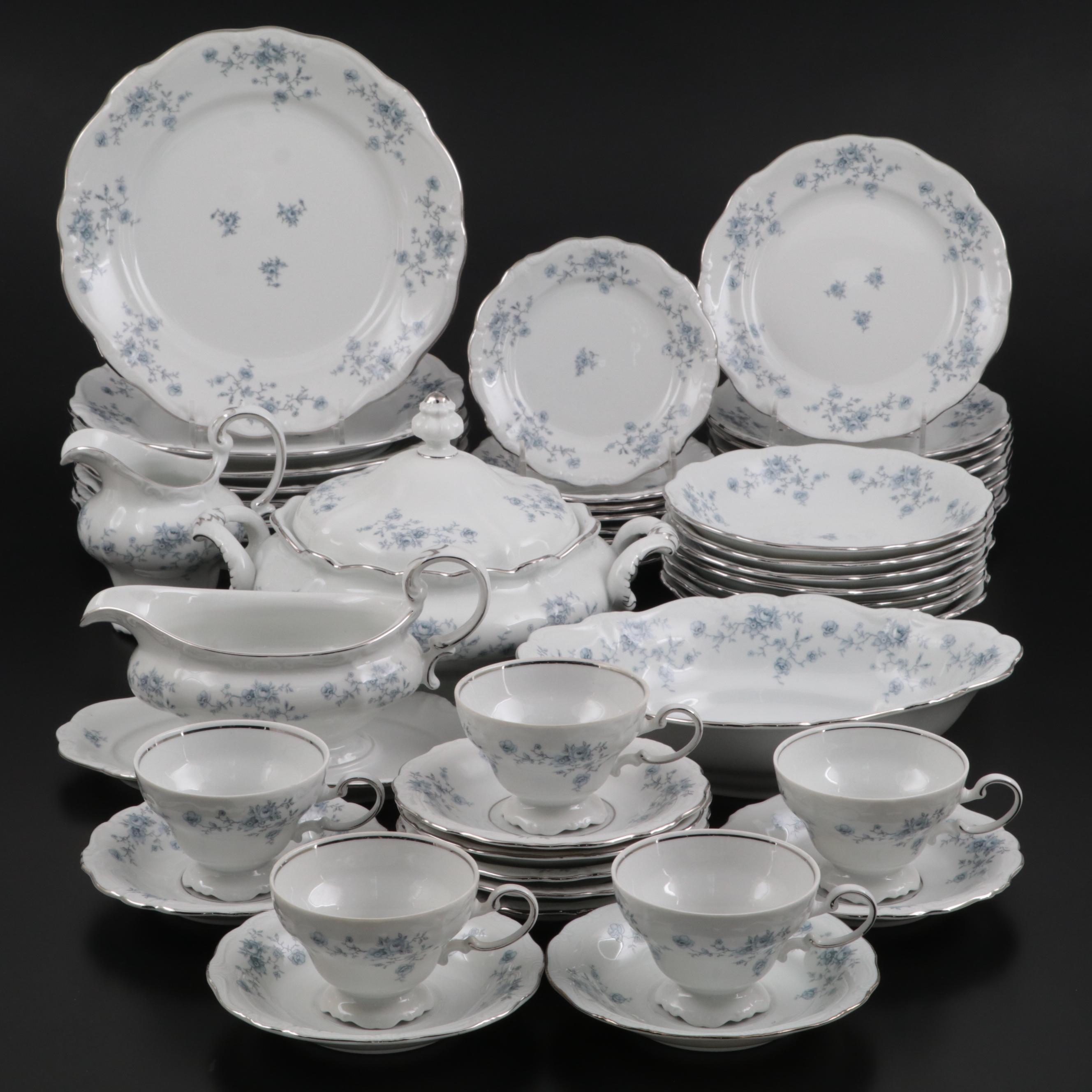 Johann Haviland "Blue Garland" Porcelain Dinnerware, 1953–1990