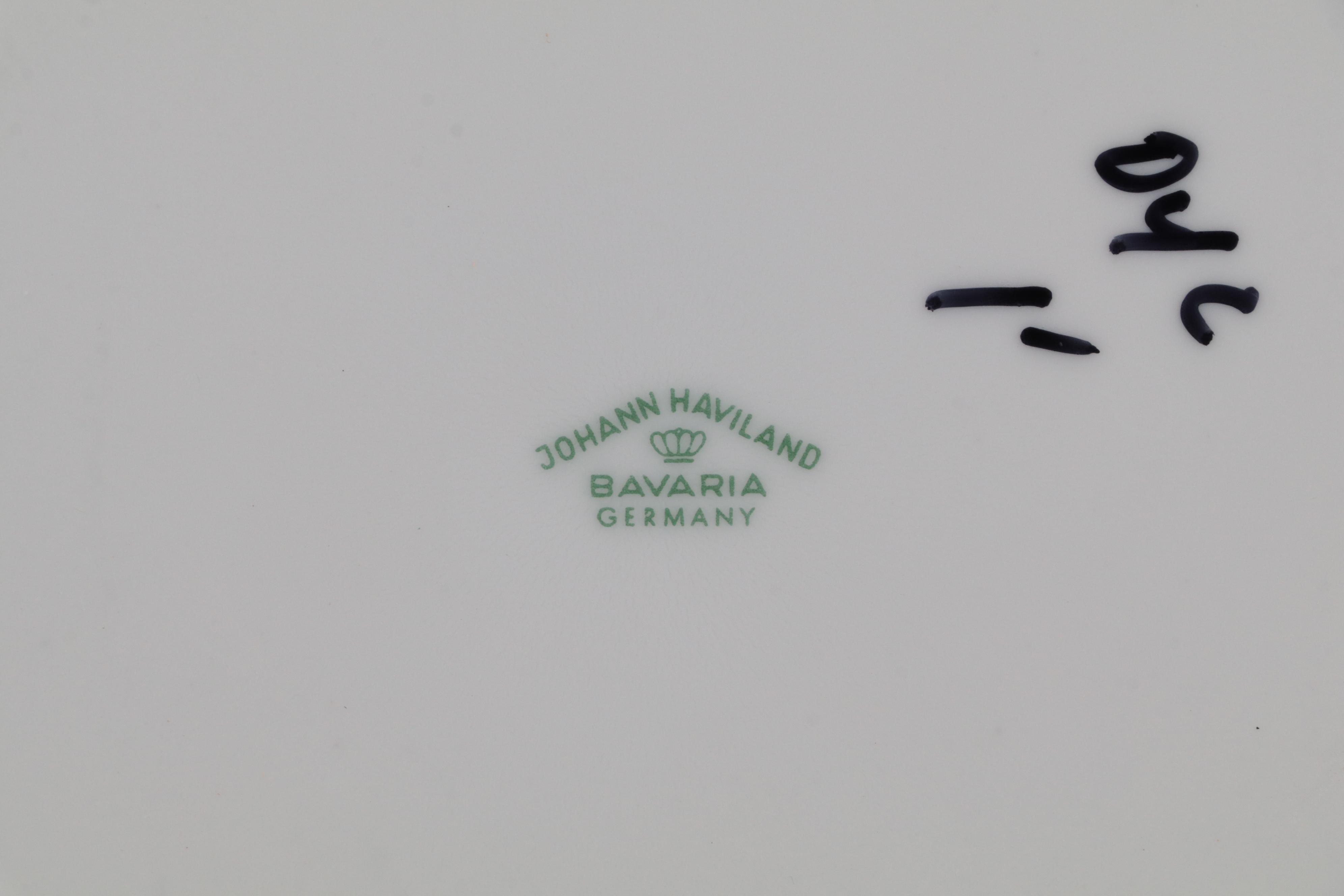 Johann Haviland "Blue Garland" Porcelain Dinnerware, 1953–1990