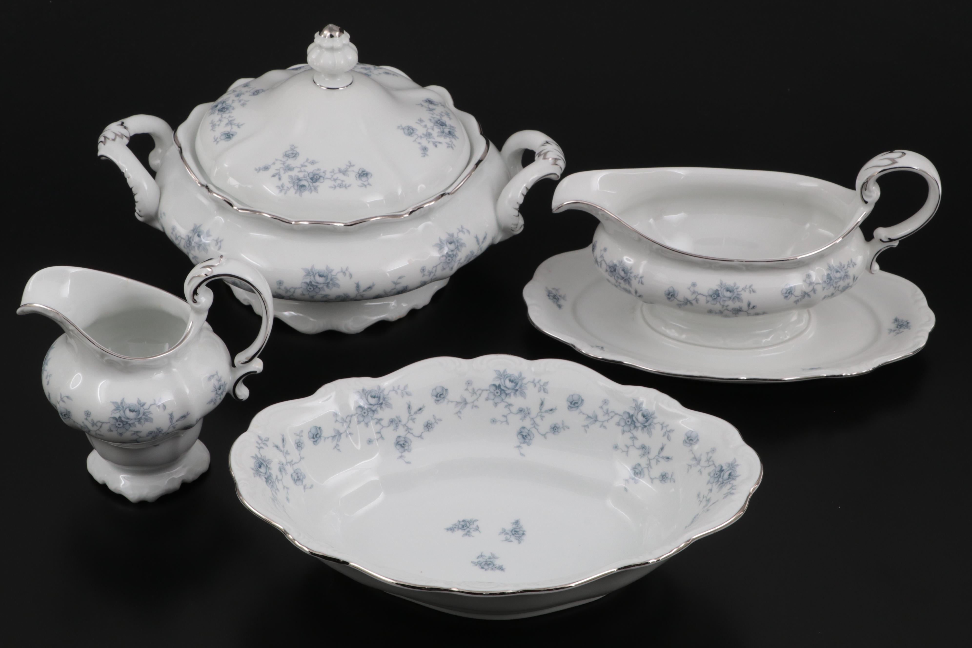 Johann Haviland "Blue Garland" Porcelain Dinnerware, 1953–1990