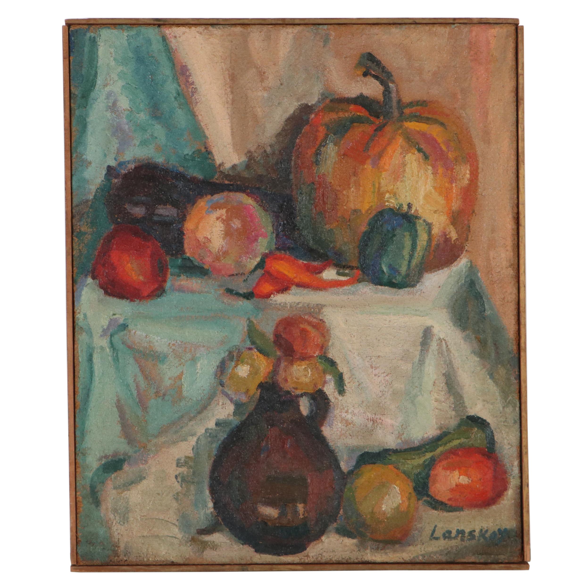 André Lanskoy Still Life Oil Painting