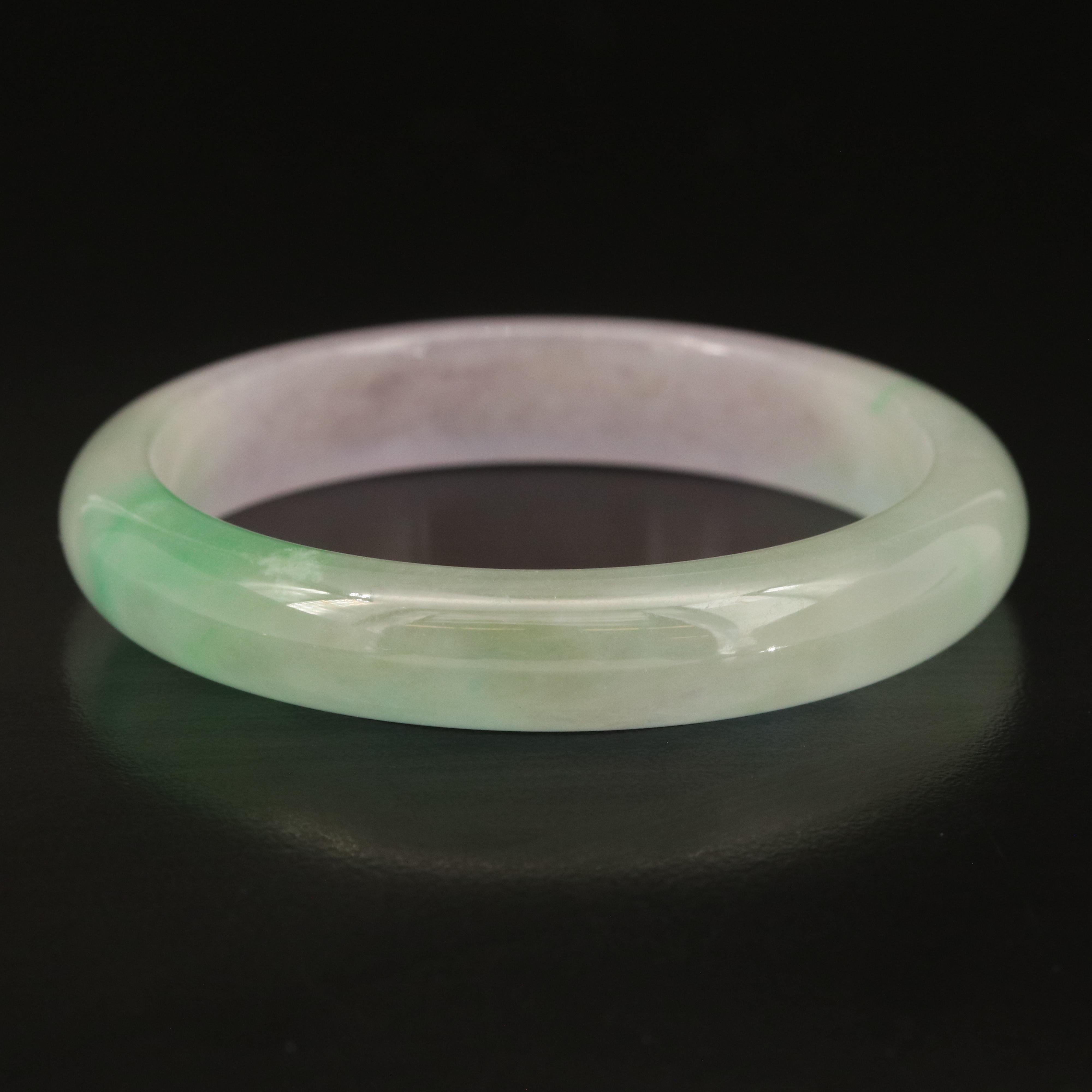 Jadeite Hololith Bangle