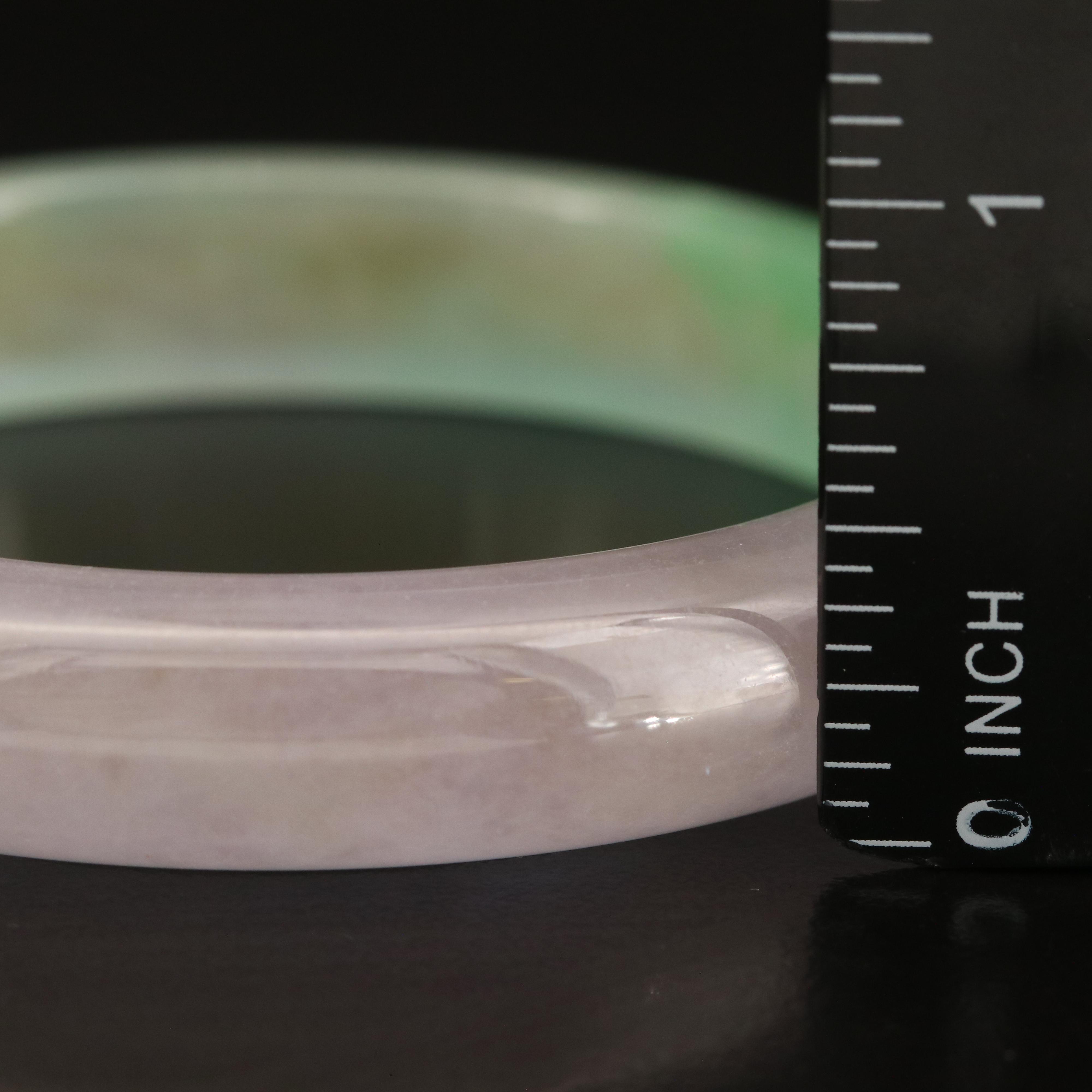 Jadeite Hololith Bangle