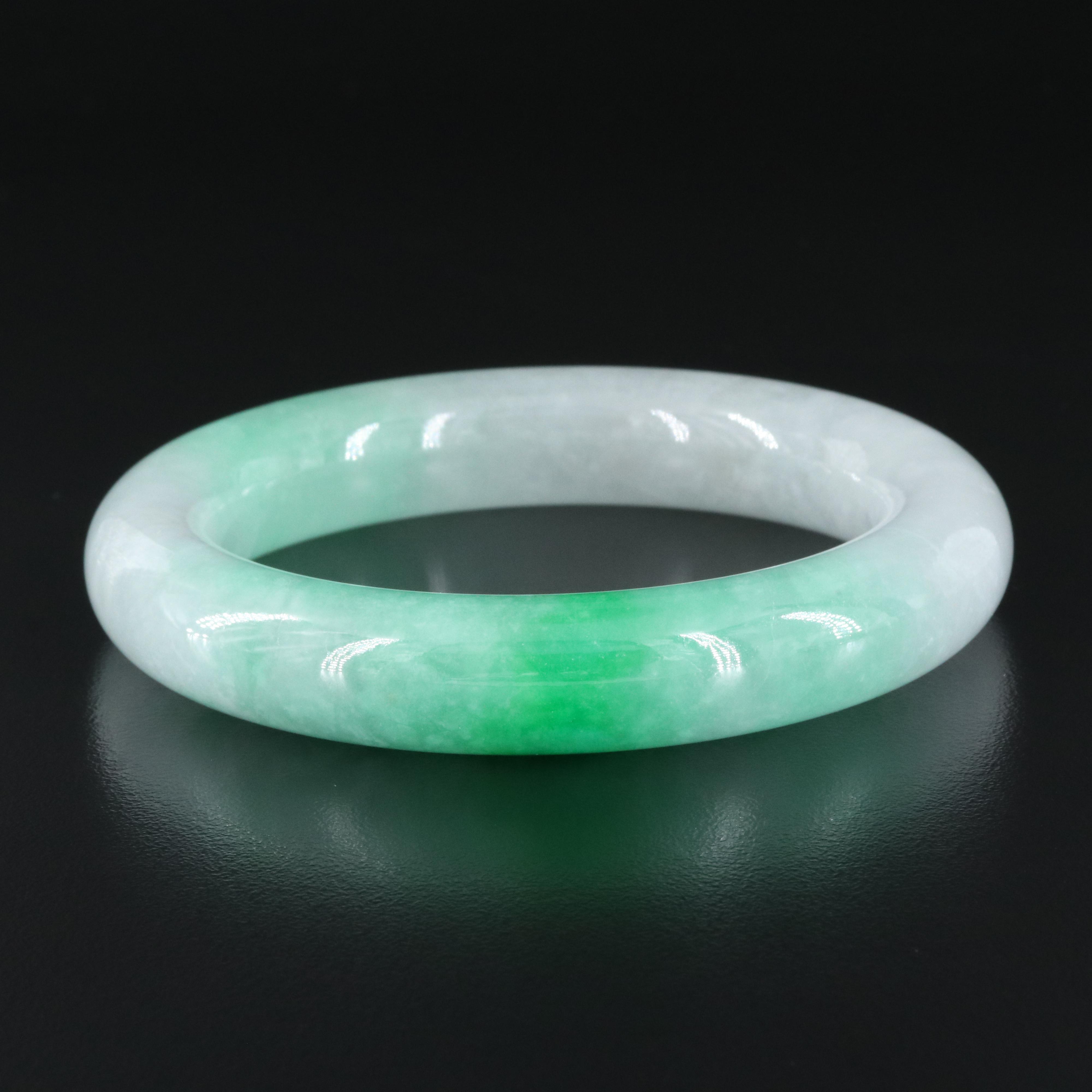 Jadeite Hololith Bangle