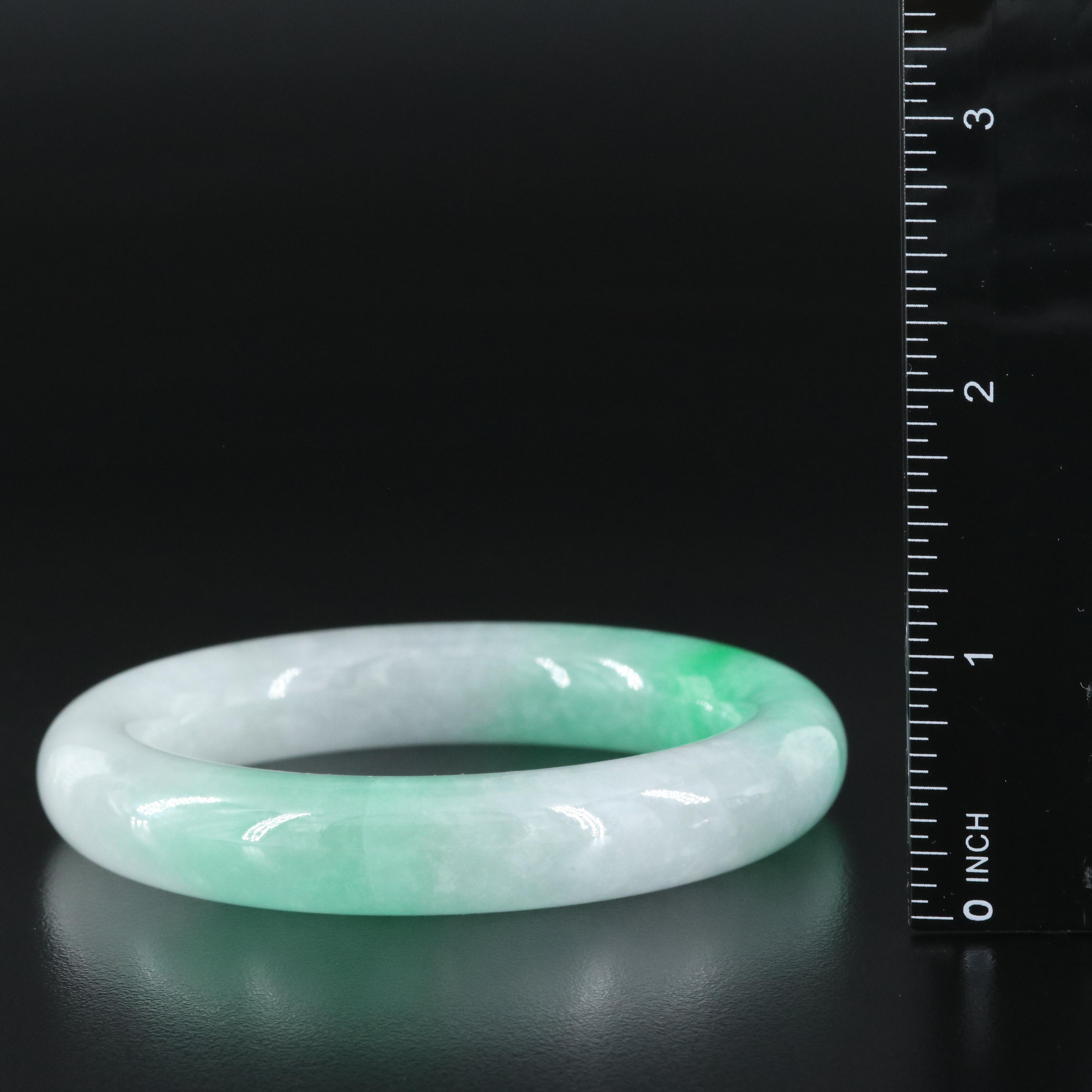 Jadeite Hololith Bangle
