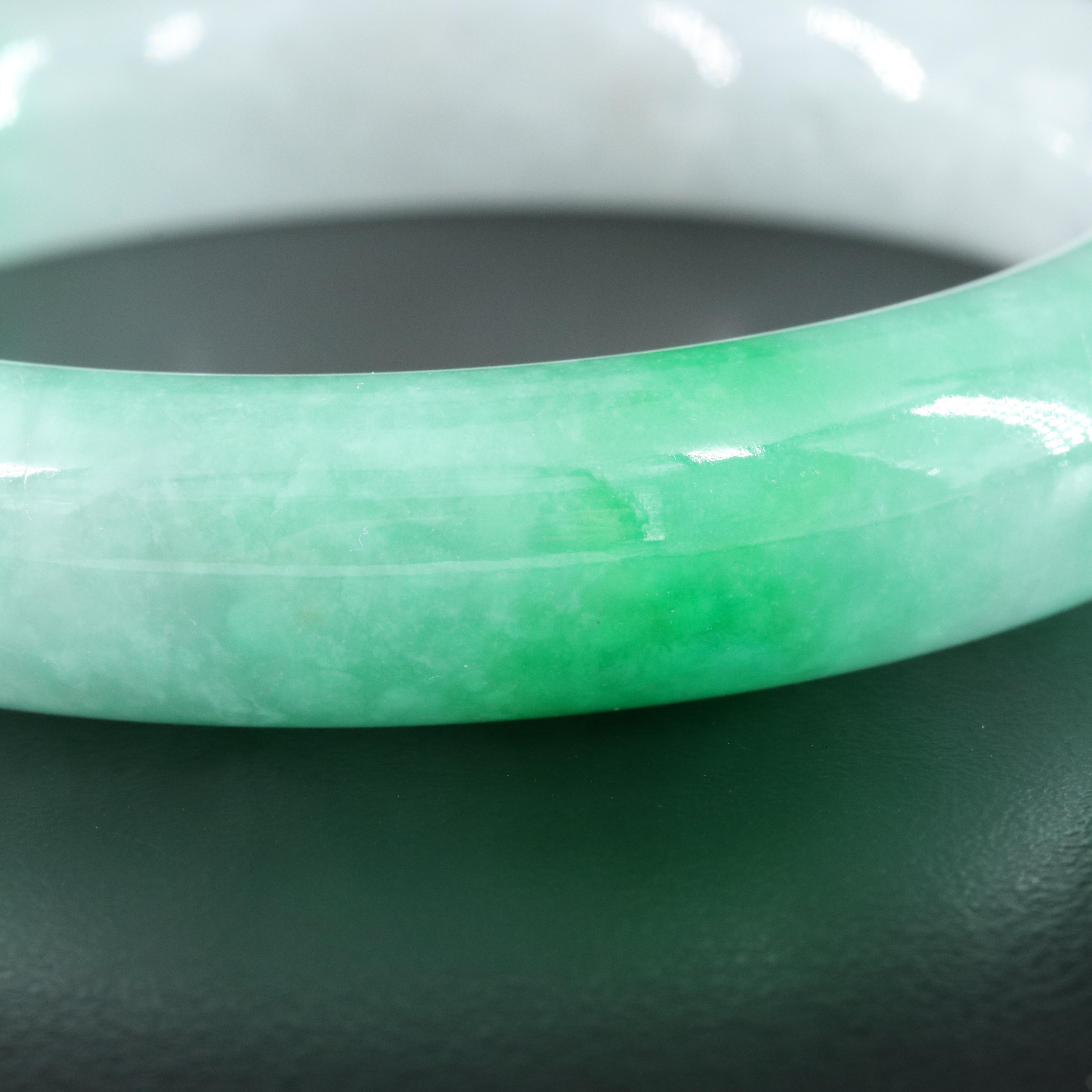 Jadeite Hololith Bangle