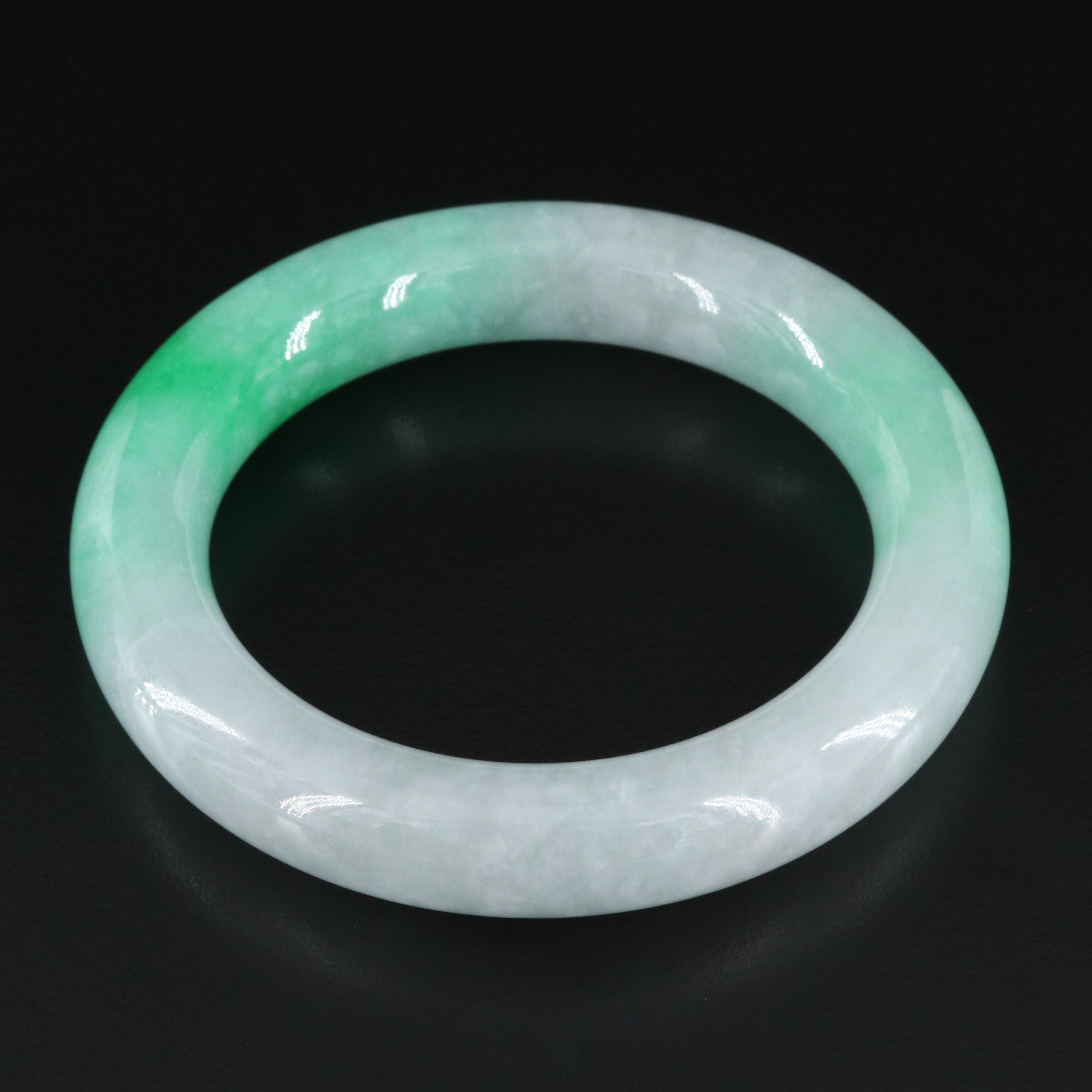 Jadeite Hololith Bangle