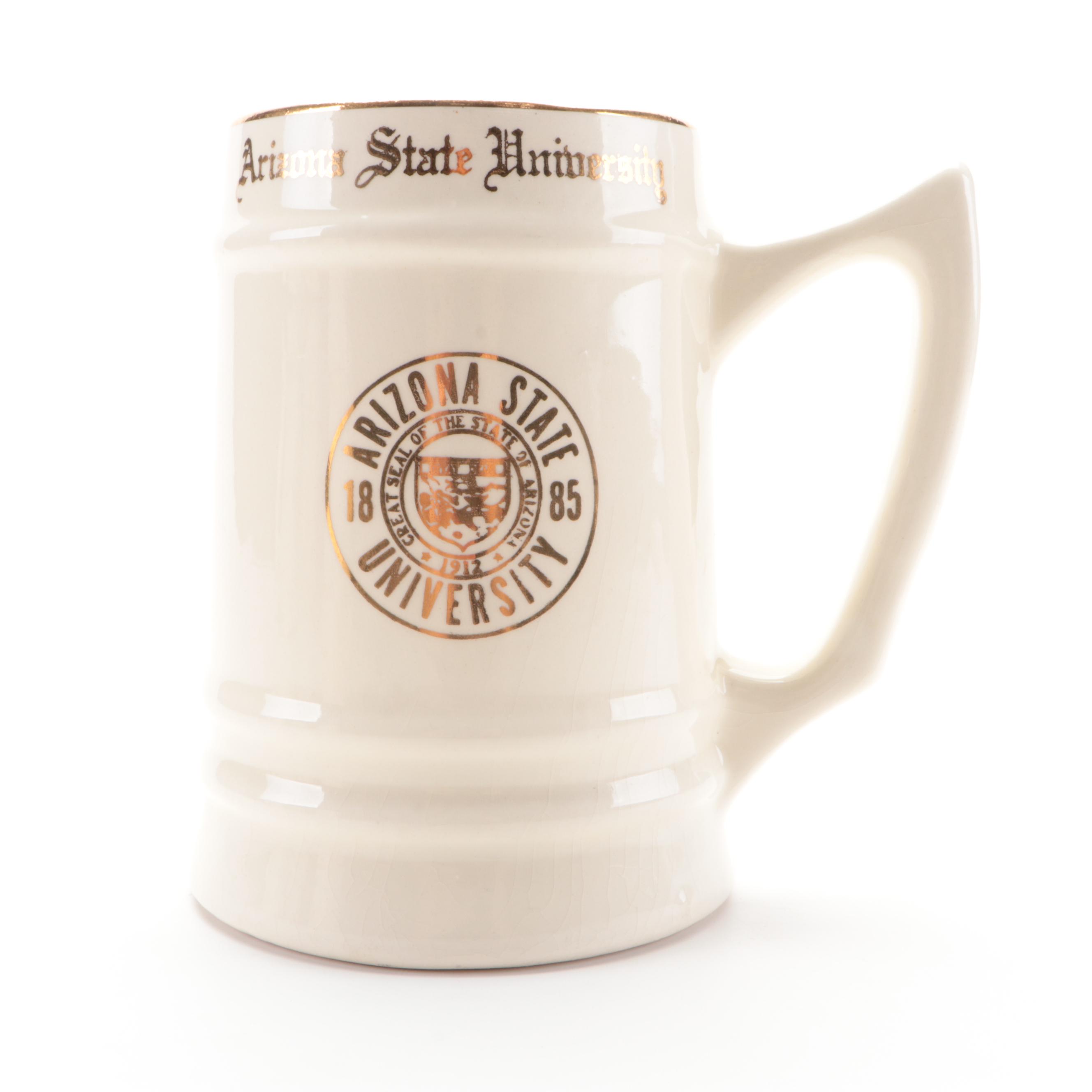 W. C. Bunting Co. Ceramic University Beer Mugs, Mid-20th Century