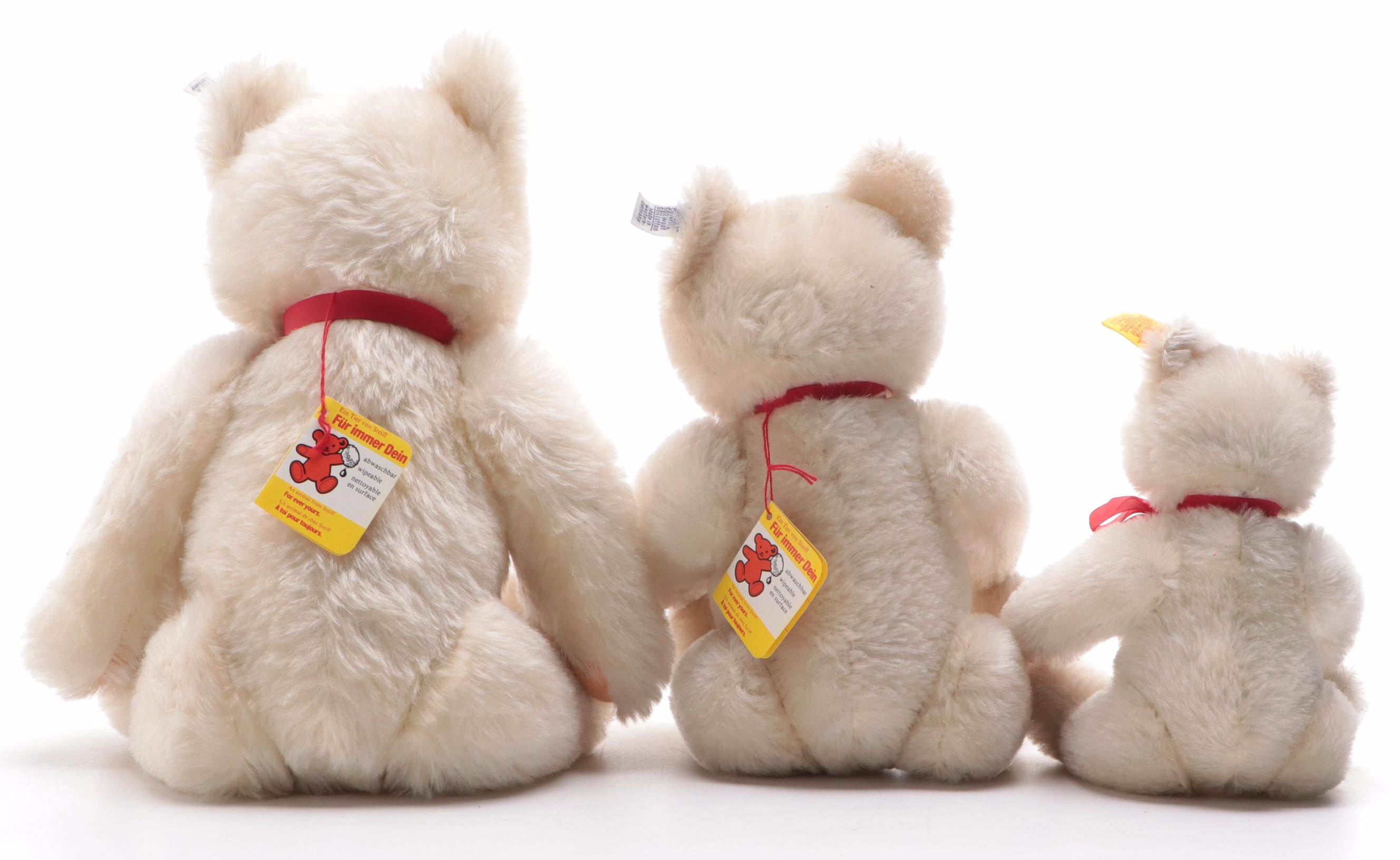 Steiff "Original Teddybär" Jointed Mohair Teddy Bears, 1982