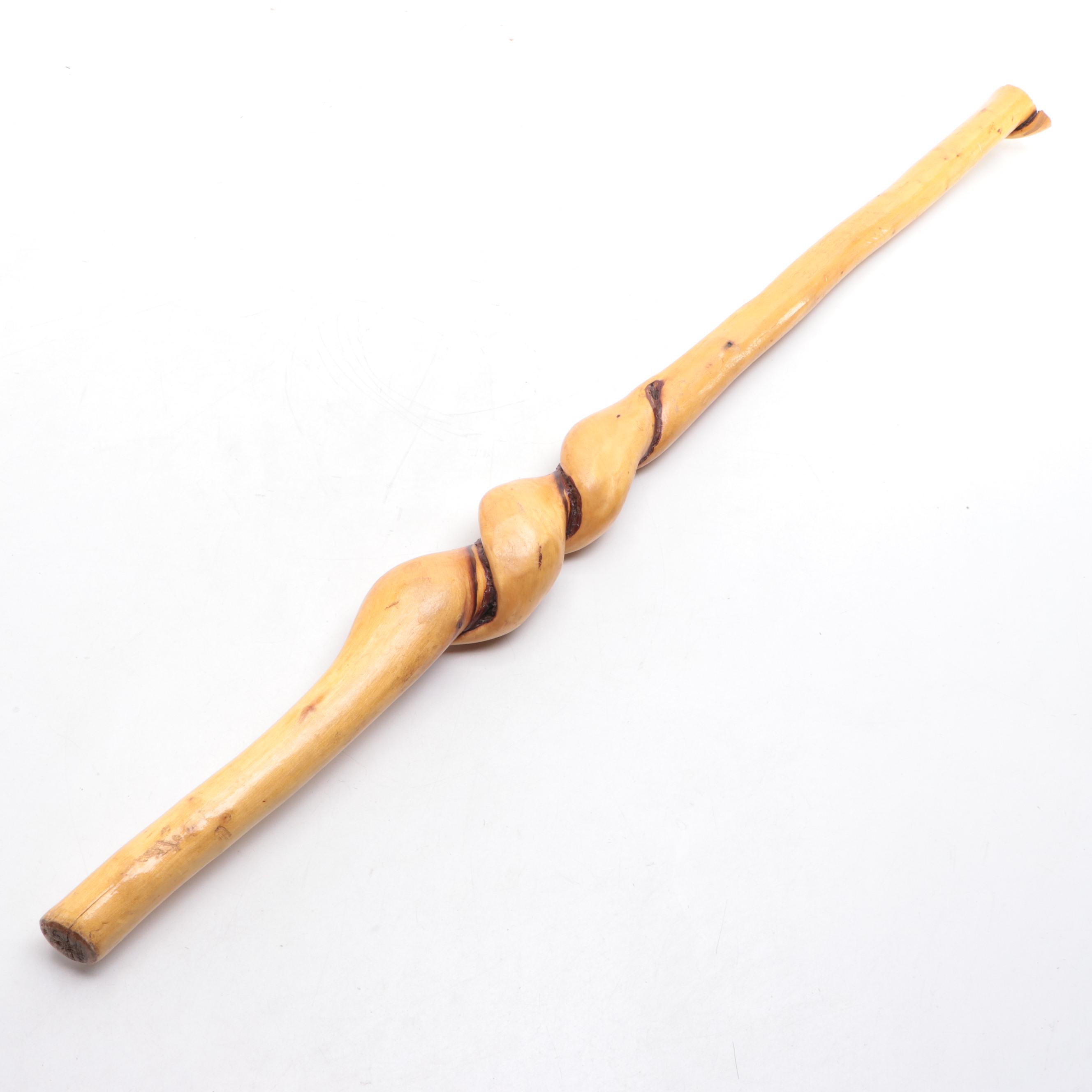 Vine Wrapped Walking Stick