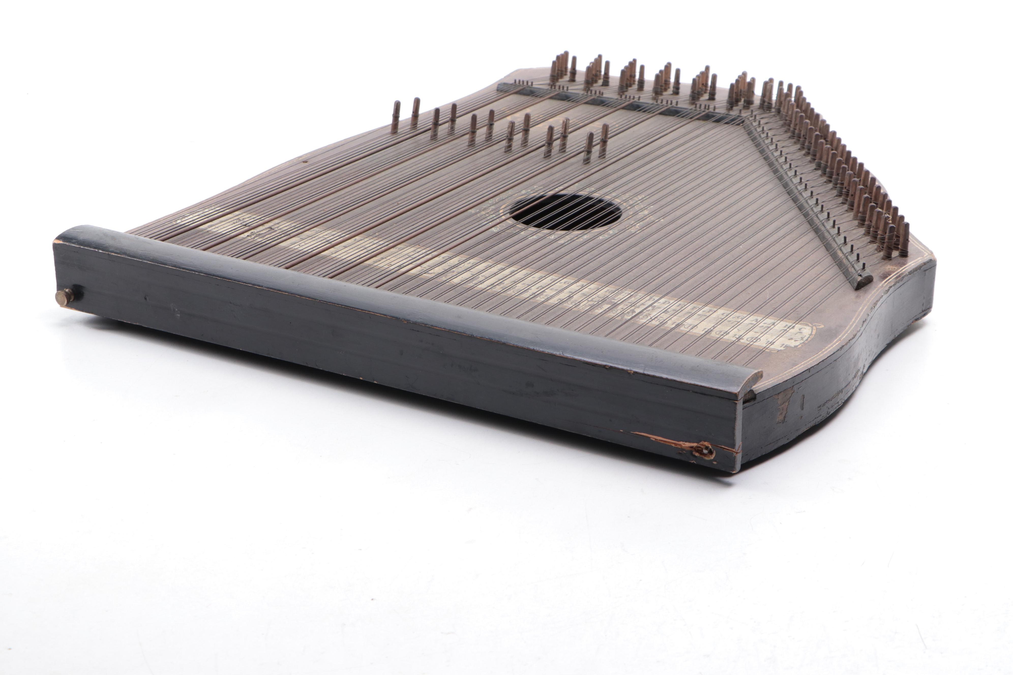 Renfranz Essen Mandolin Chord Zither, Early 20th Century