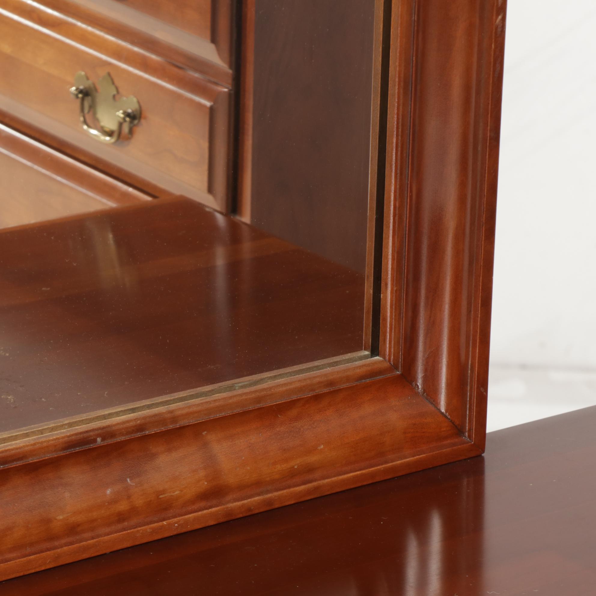 Hungerford Memphis Chippendale Style Cherry Dresser and Chest of Drawers