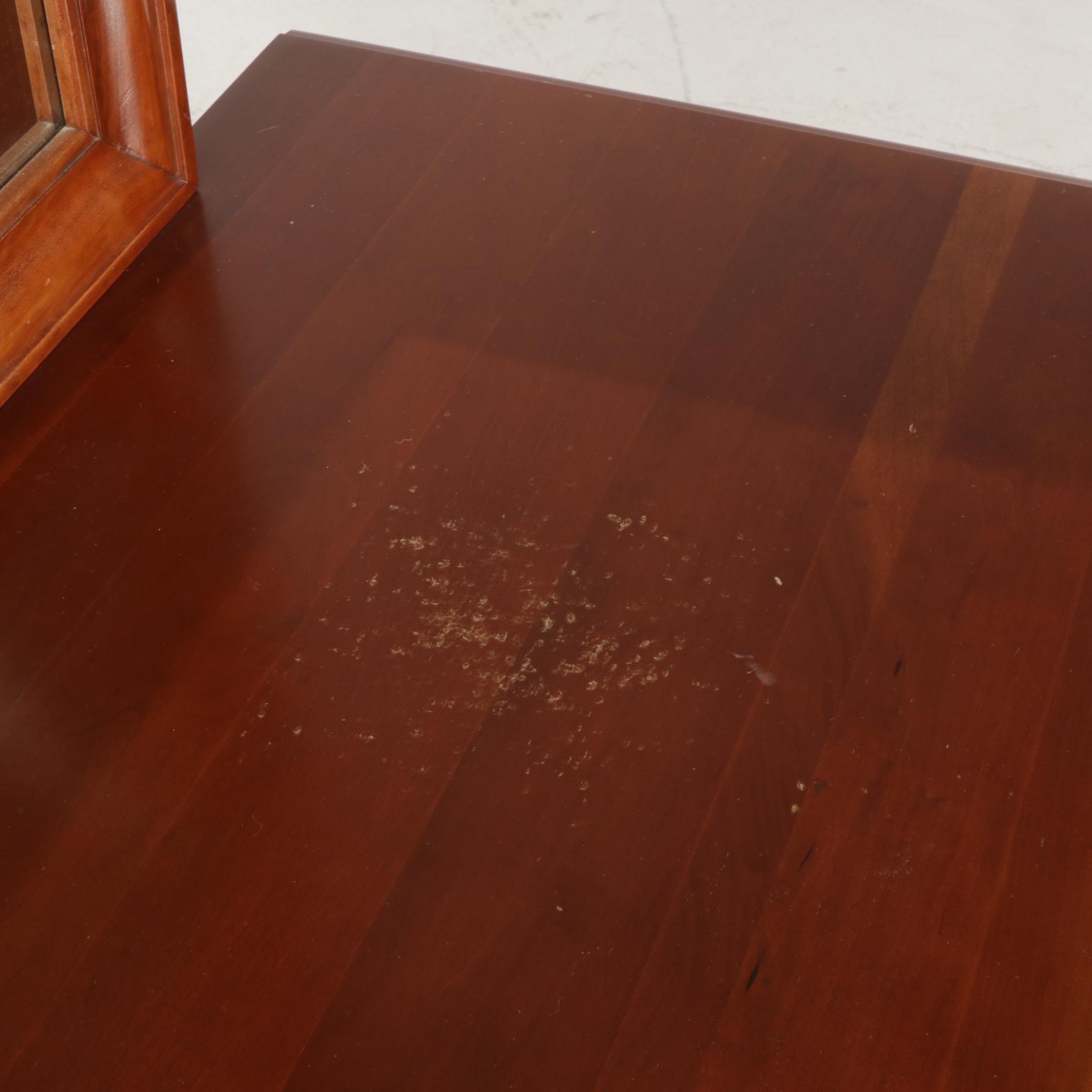 Hungerford Memphis Chippendale Style Cherry Dresser and Chest of Drawers