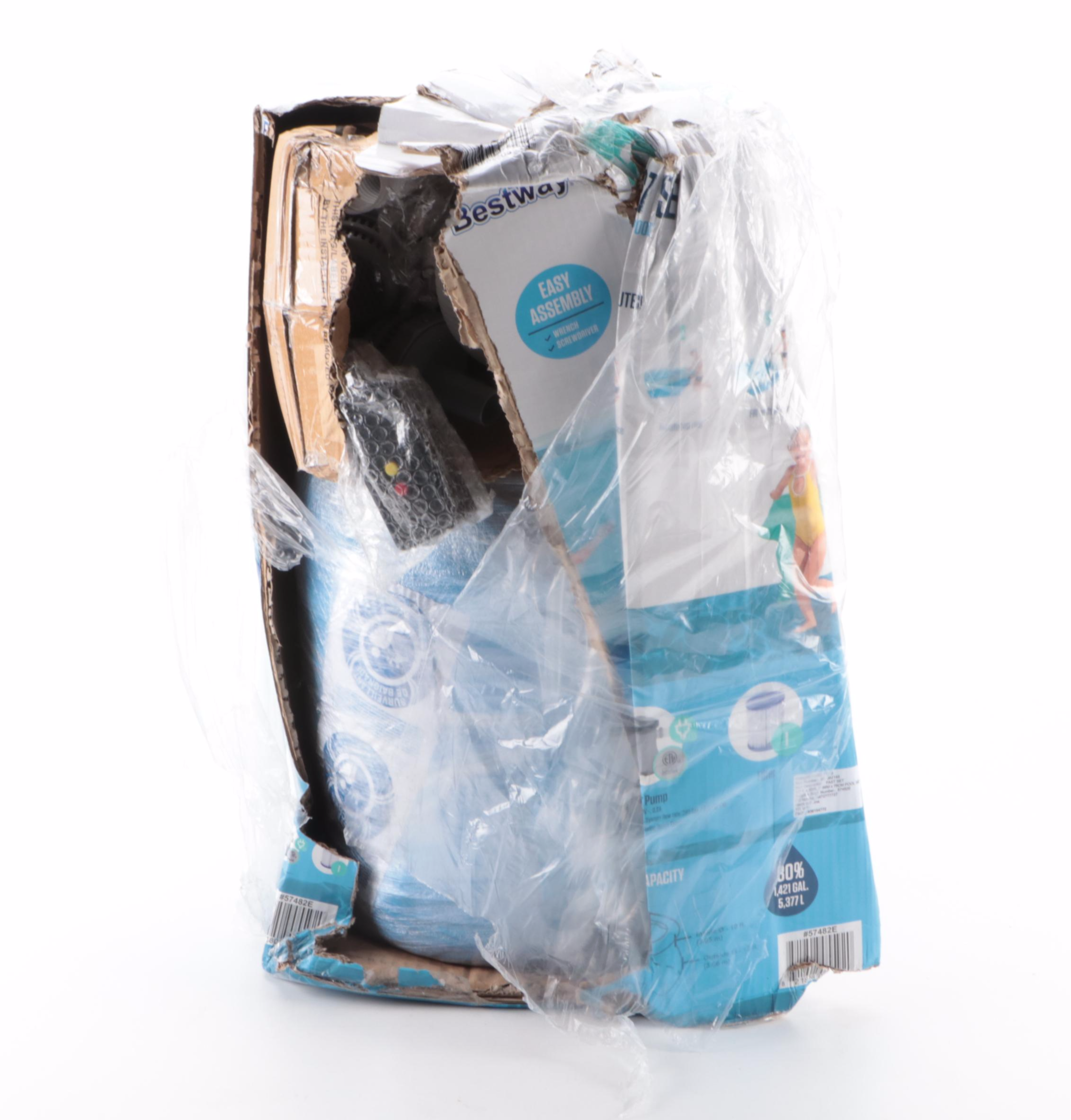 Bestway Fast Set Fill and Rise 12' Inflatable Pool With Pump and Filter