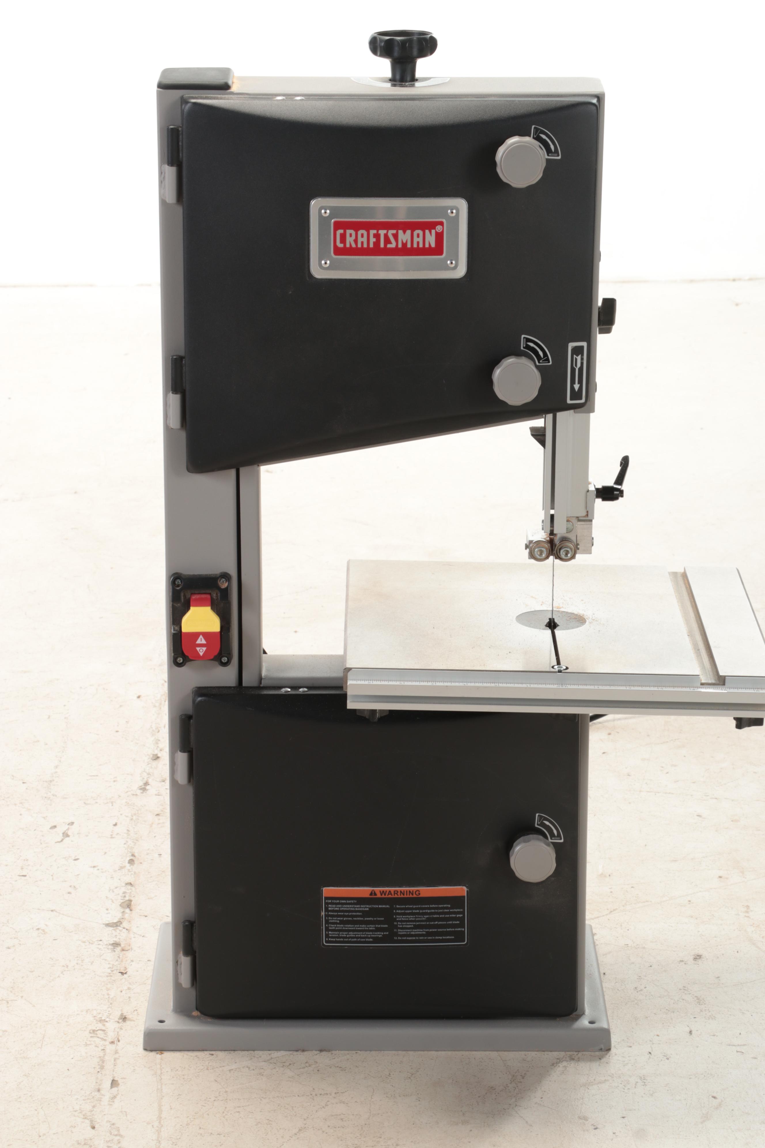 Craftsman Bench Top 10" Bandsaw with Craftsman Work Bench