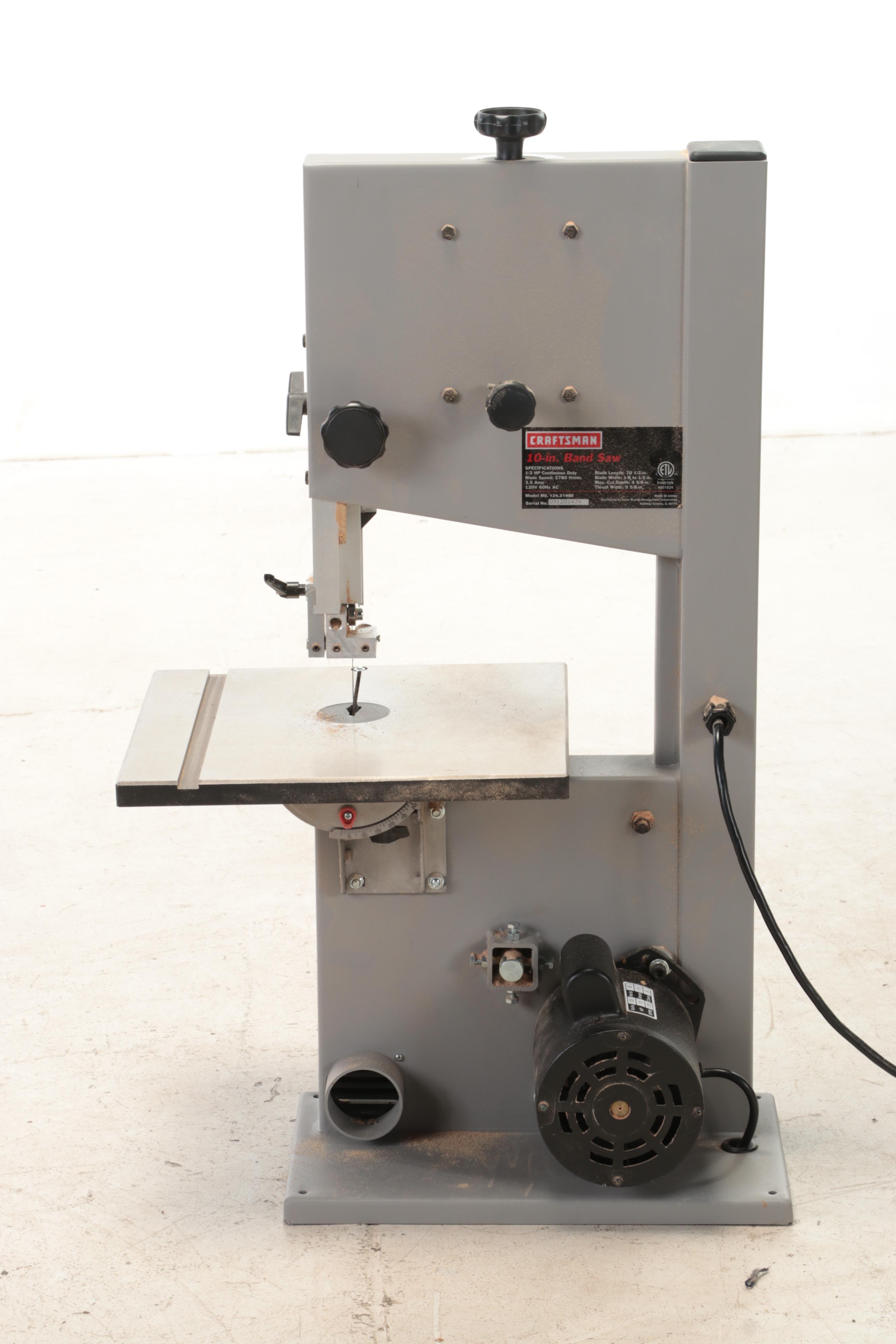 Craftsman Bench Top 10" Bandsaw with Craftsman Work Bench