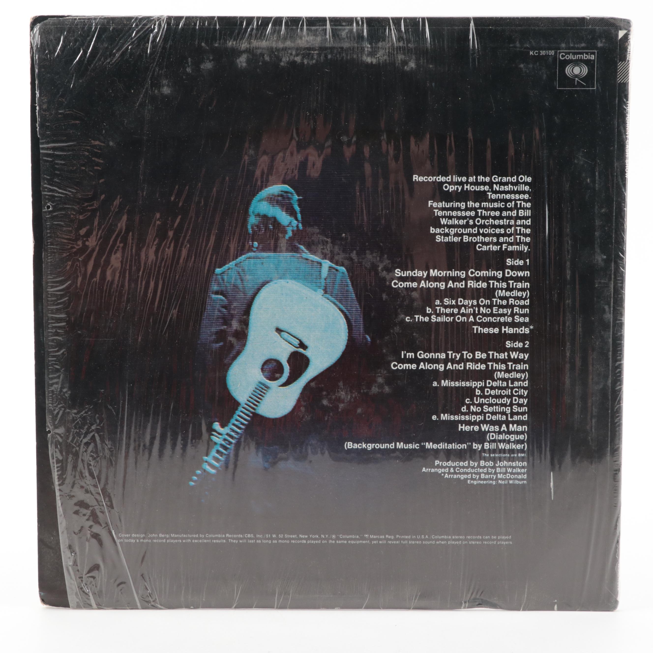 Johnny Cash "Ride this Train", "Bitter Tears" and Other Vinyl Records