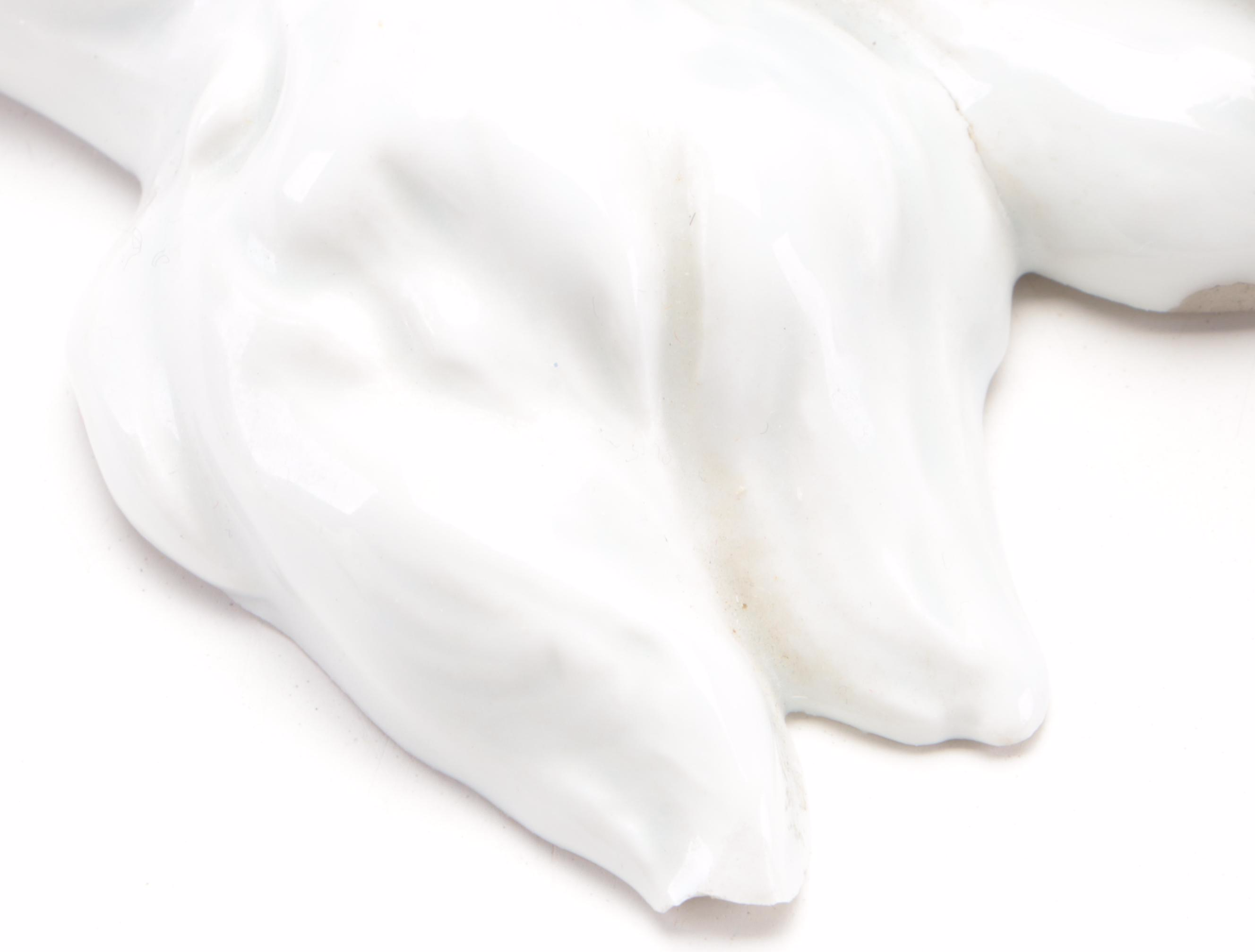 Meissen and Hutschenreuther Porcelain Japanese Chin Figurines, 20th Century