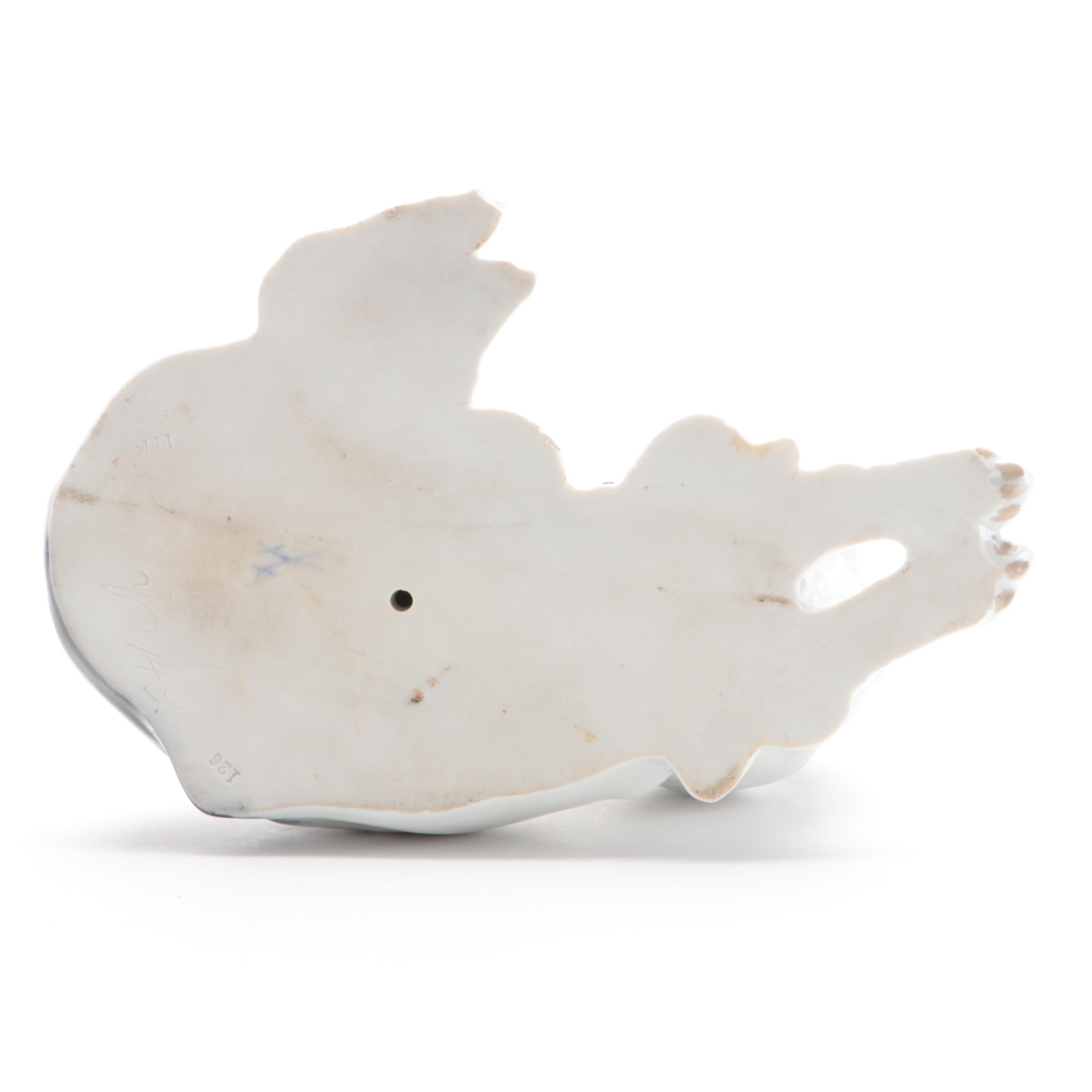 Meissen and Hutschenreuther Porcelain Japanese Chin Figurines, 20th Century