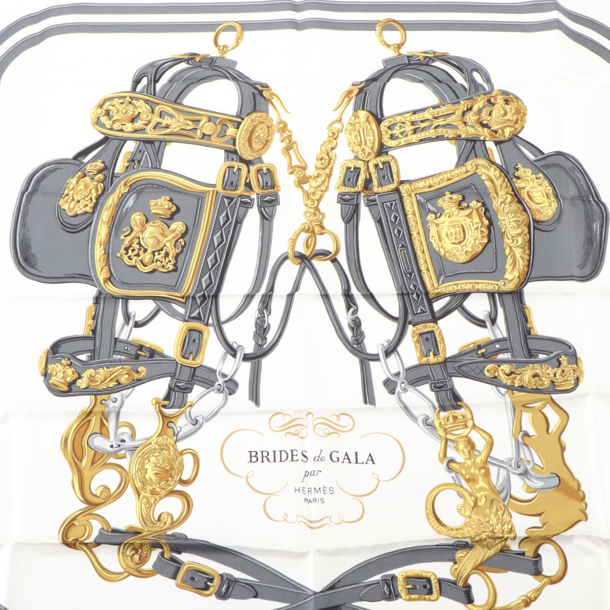 Hermès "Brides de Gala" Silk Twill Scarf