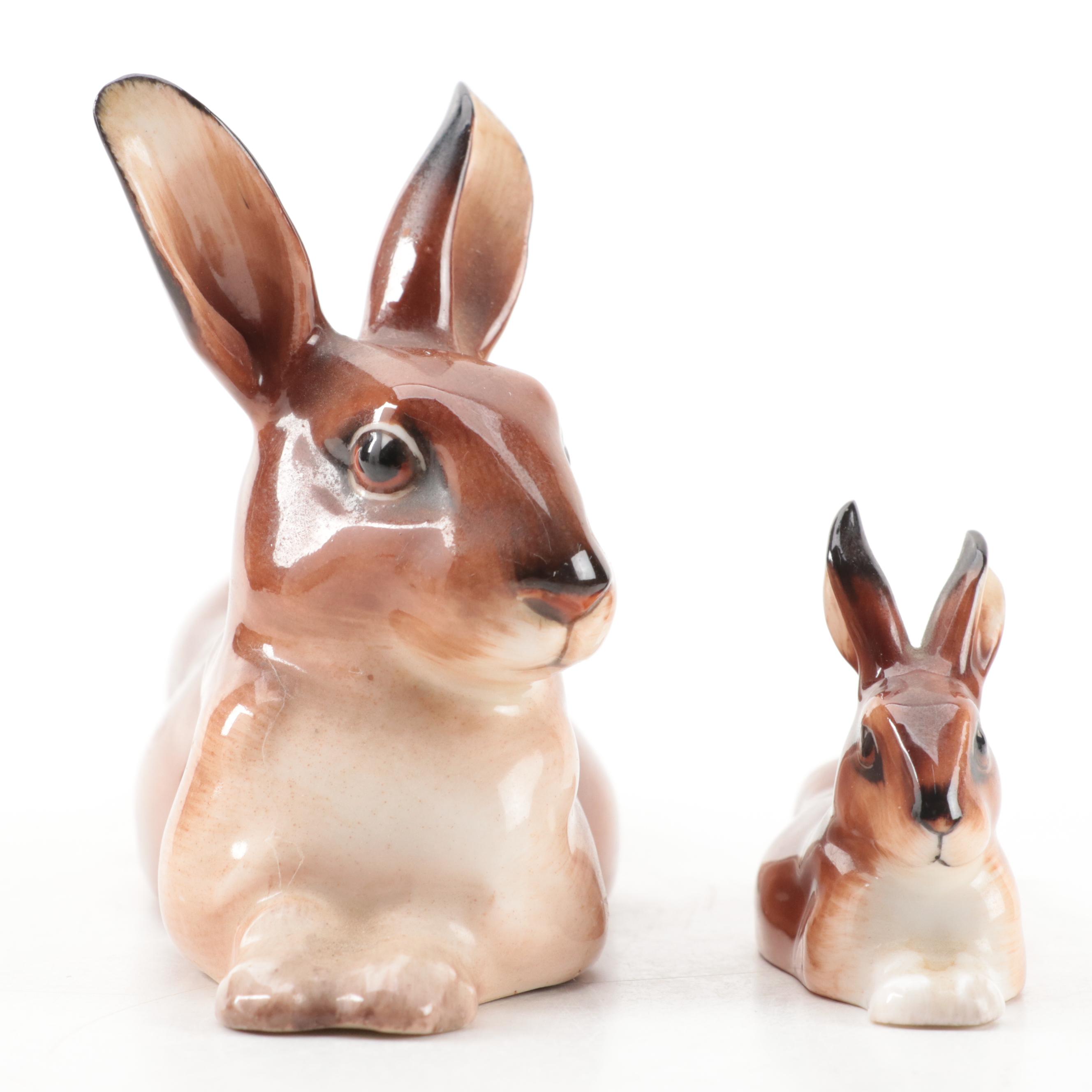 Royal Doulton Bone China Rabbit Figures