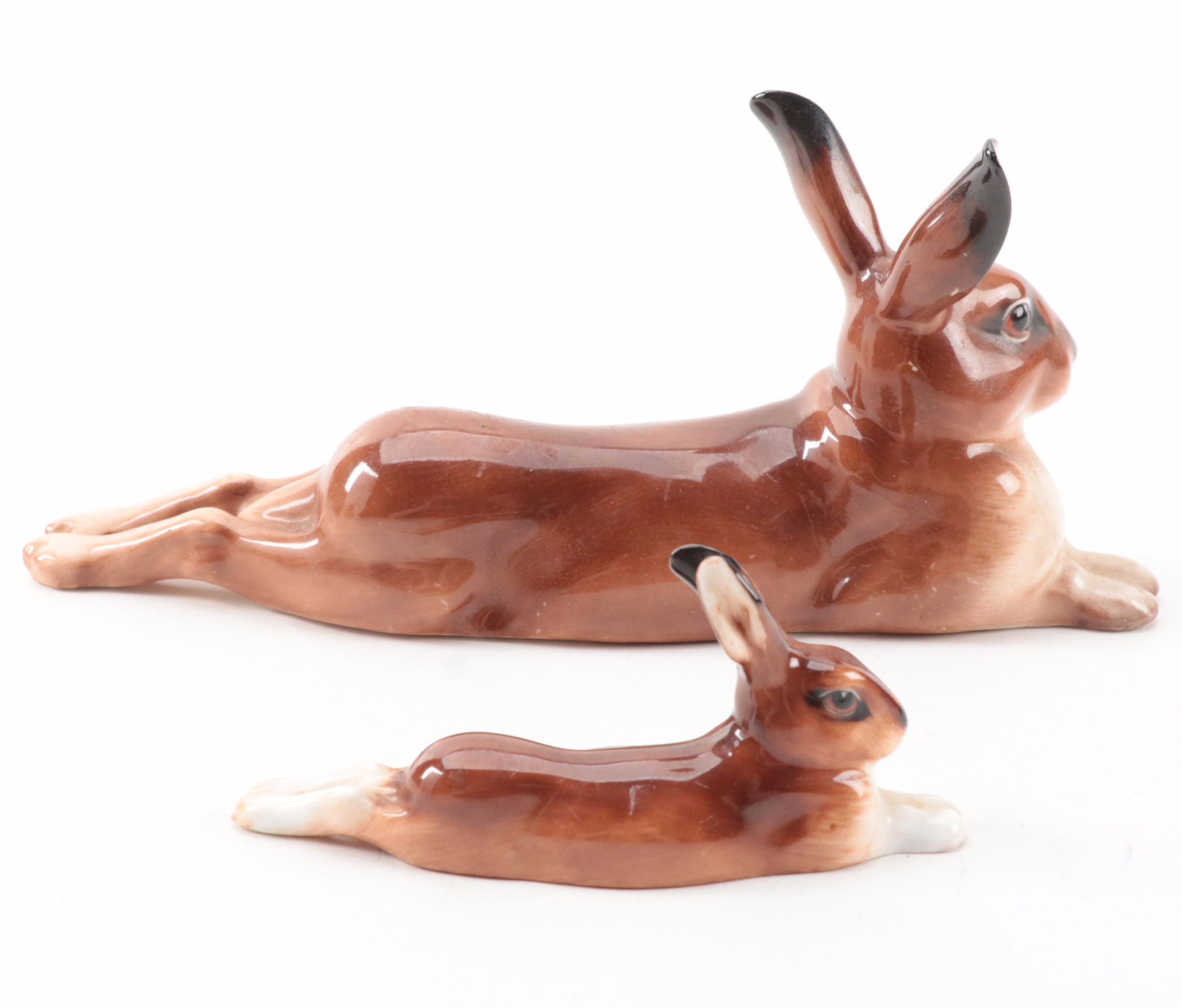 Royal Doulton Bone China Rabbit Figures