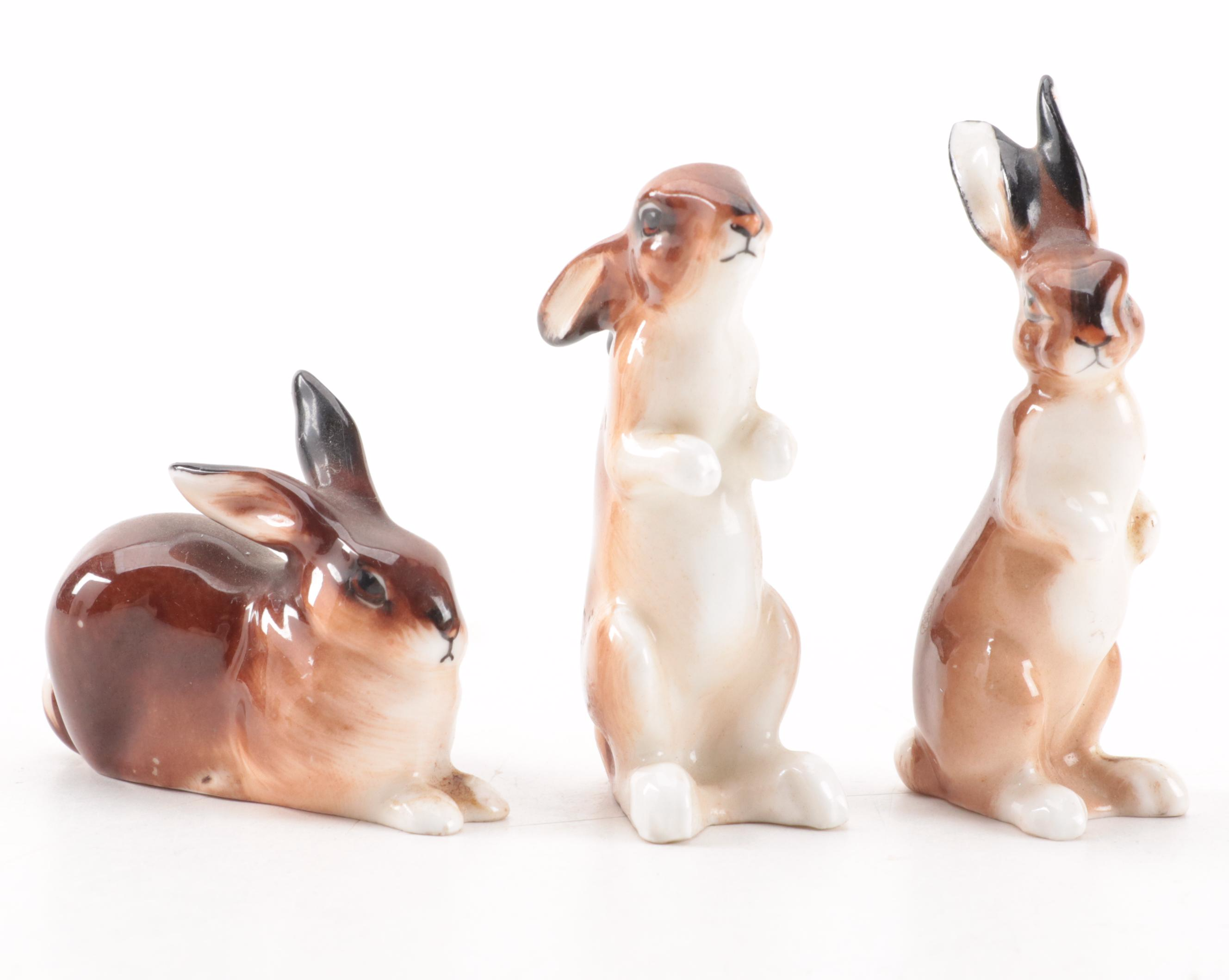 Royal Doulton Bone China Rabbit Figures