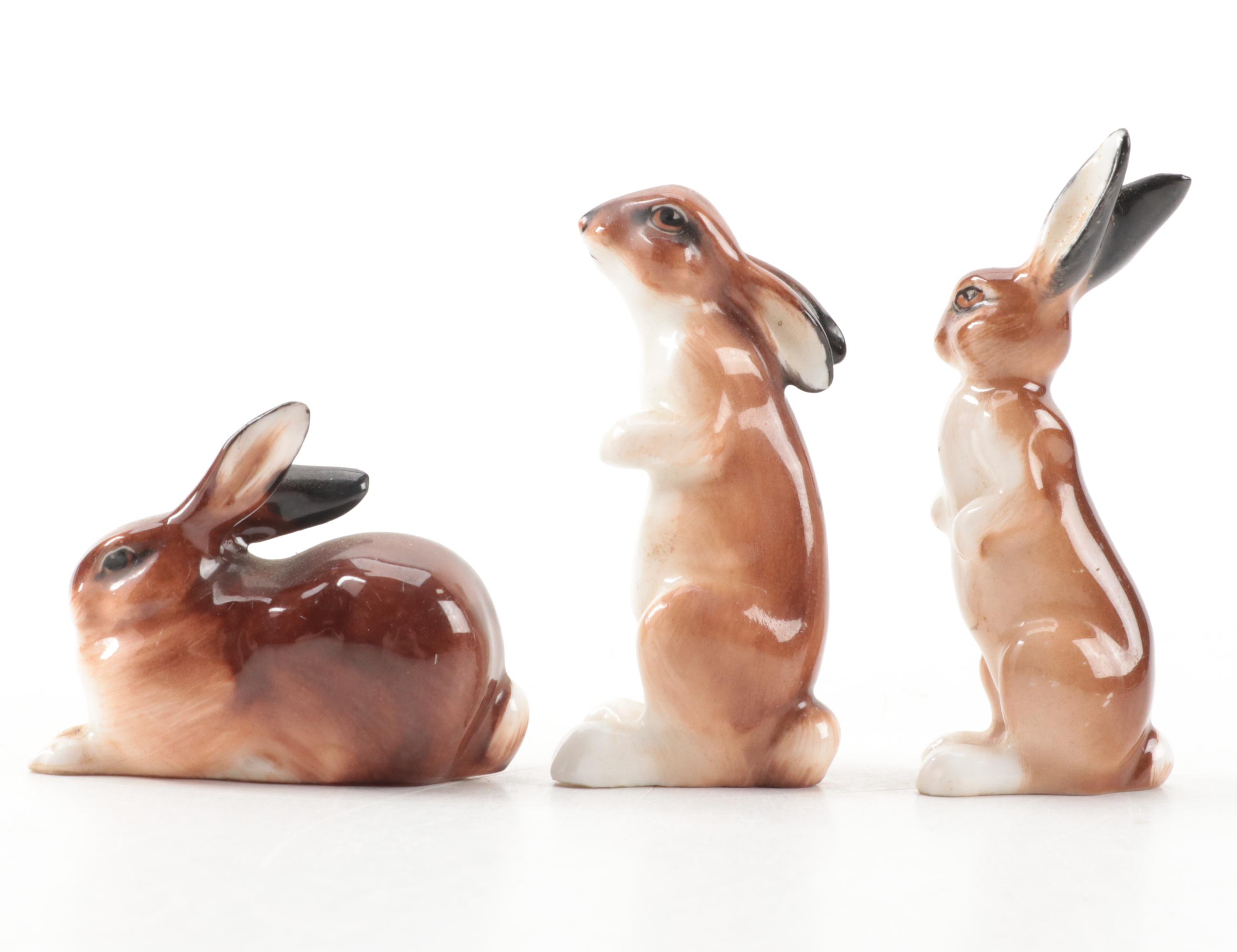 Royal Doulton Bone China Rabbit Figures