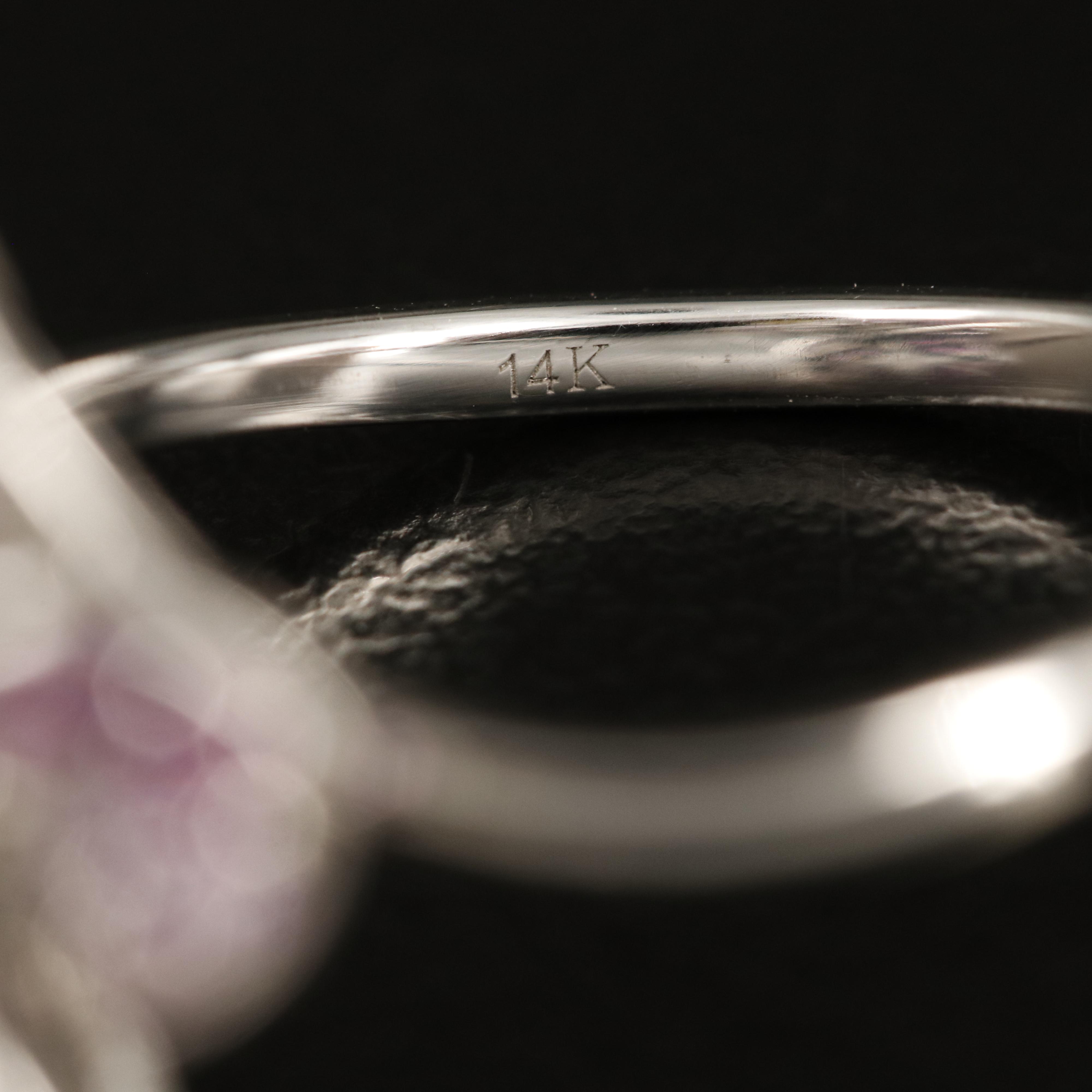 EFFY 14K Pavé Diamond, Sapphire and Ruby Flower Ring