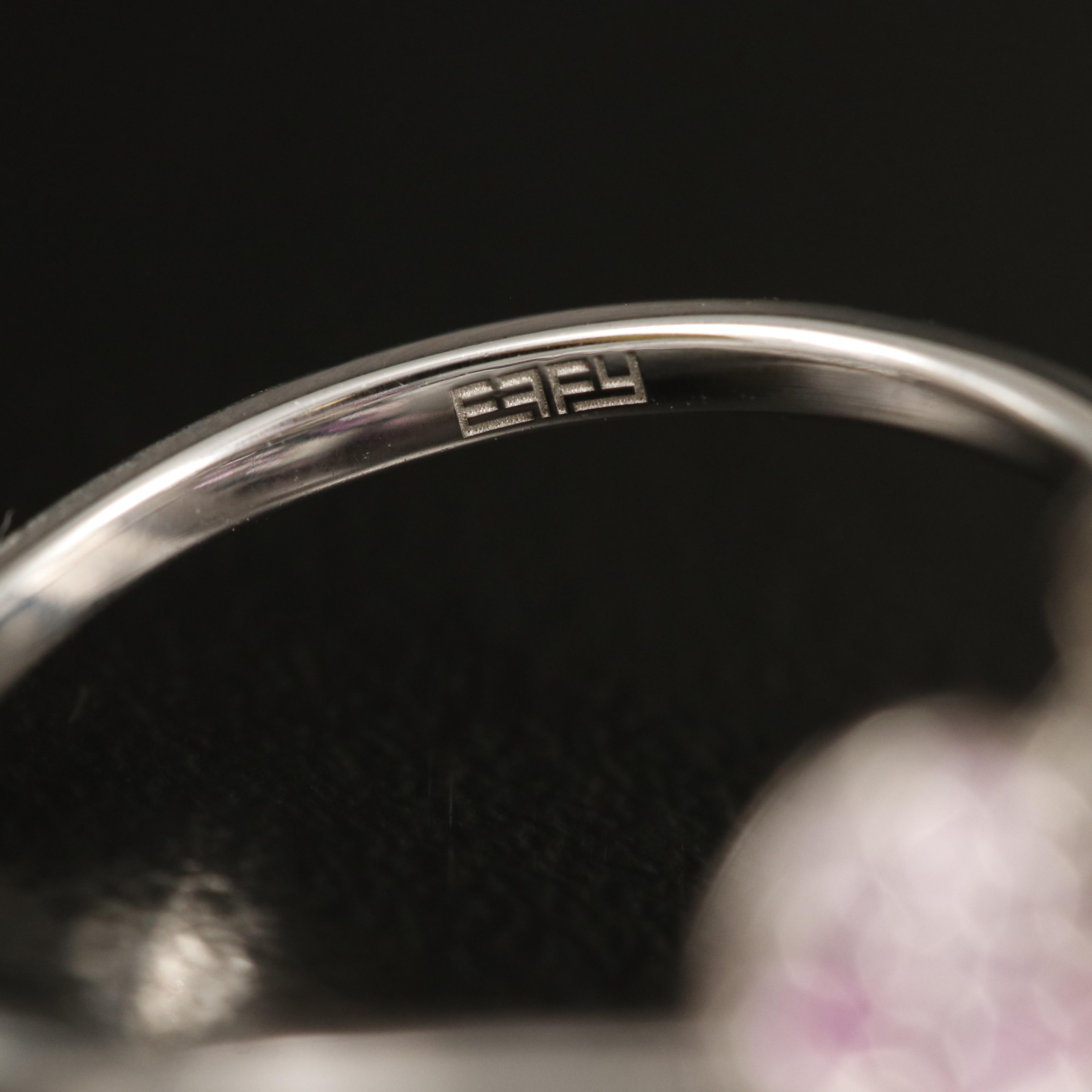 EFFY 14K Pavé Diamond, Sapphire and Ruby Flower Ring